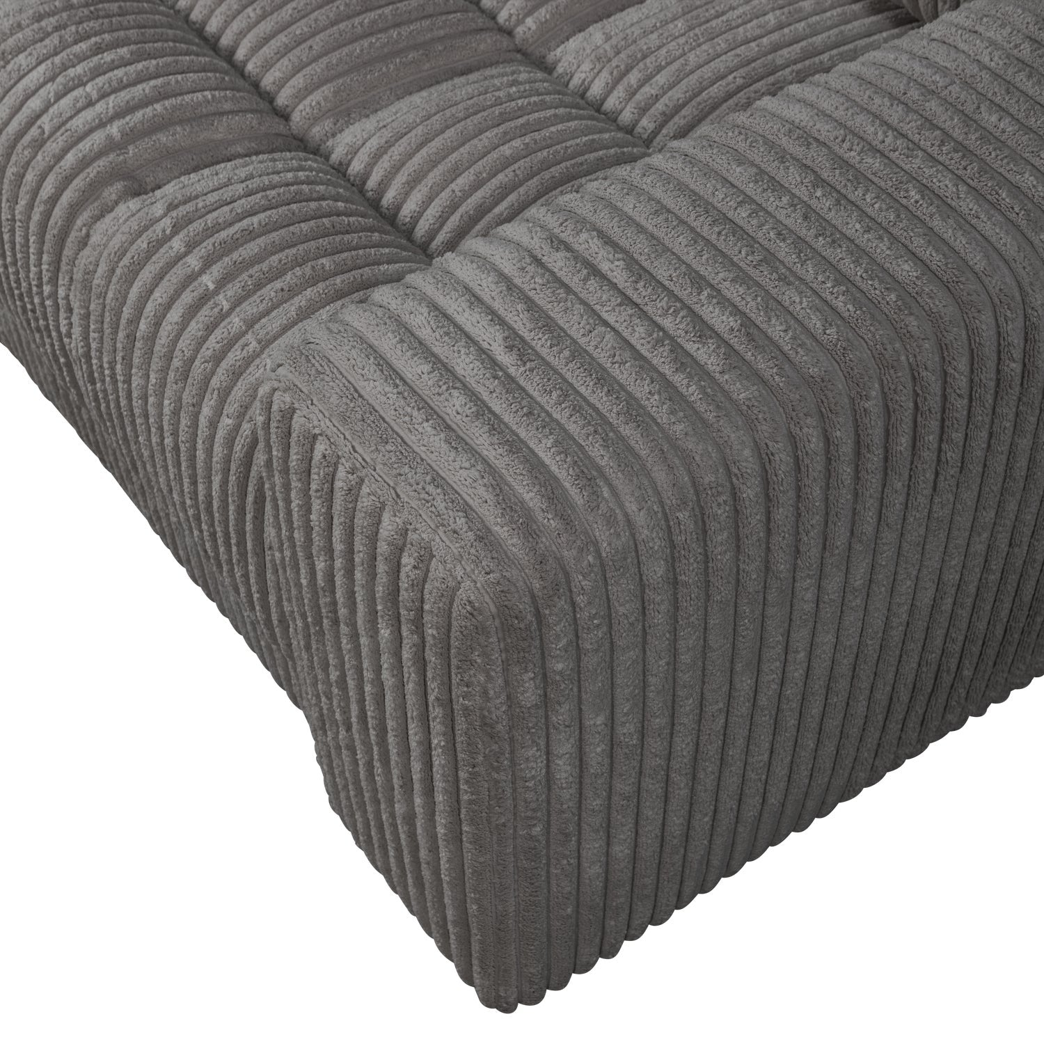 Sofa Loveseat ZWEITES DATE grauer Cord
