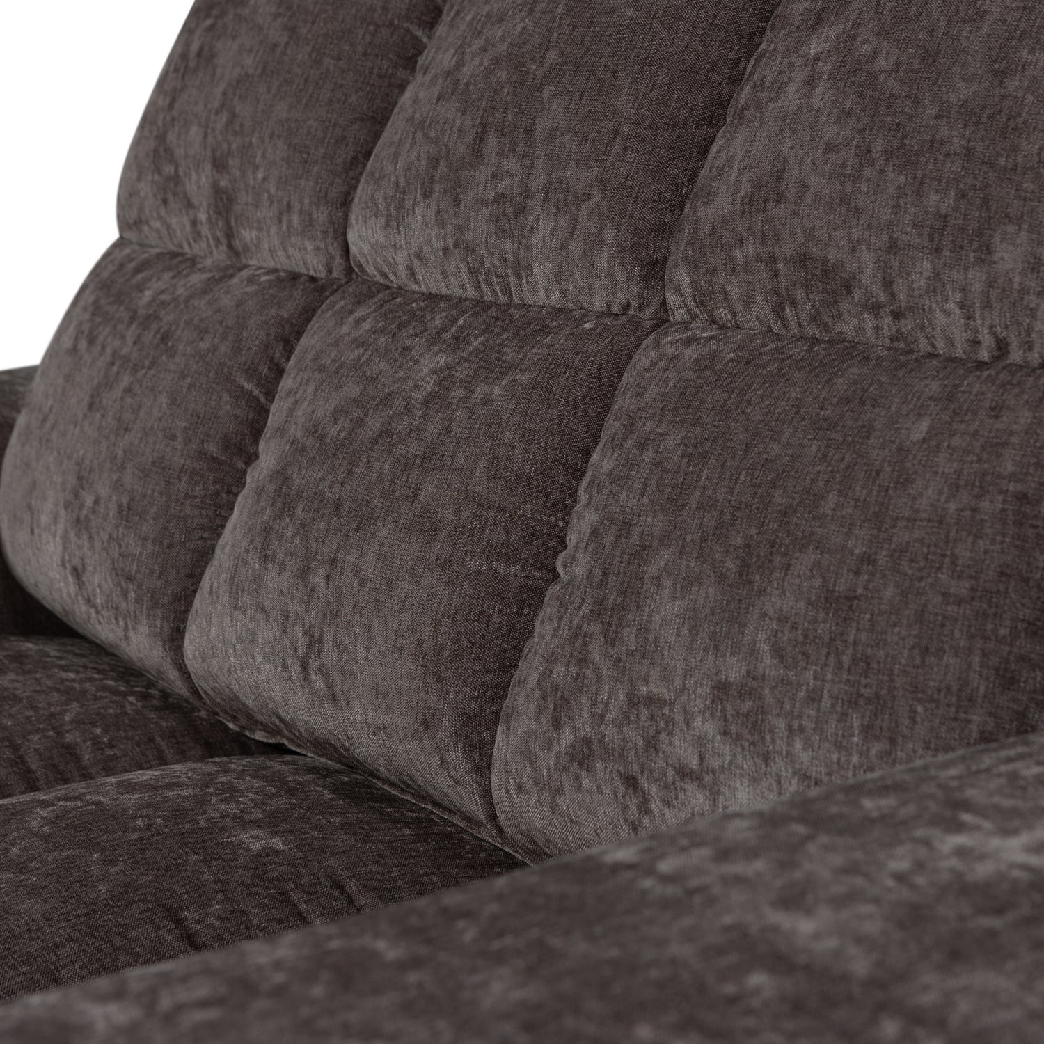 SECOND DATE warm gray loveseat sofa