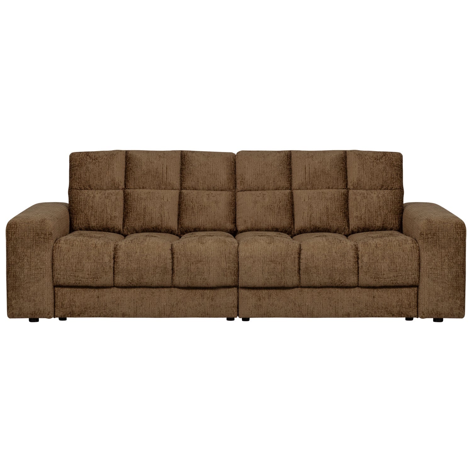 Sofa 2-osobowa SECOND DATE - BRASS aksamitny – Woood