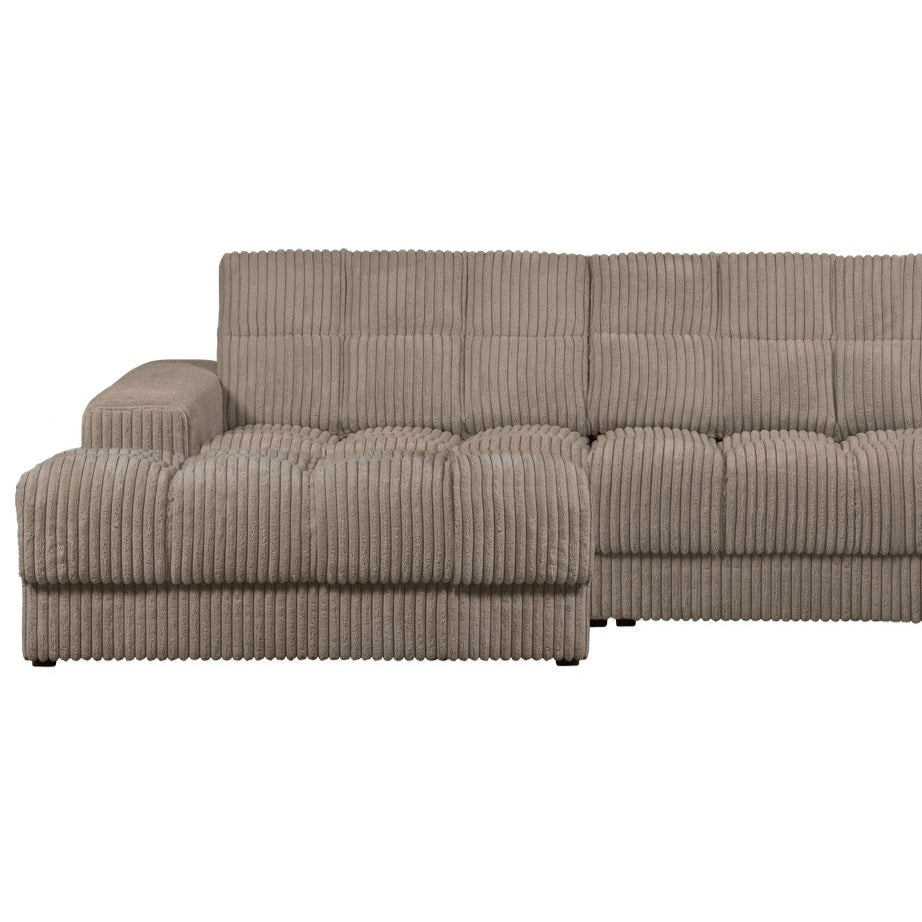 Links -besiedelte Ecke zweites Date Brown Cord
