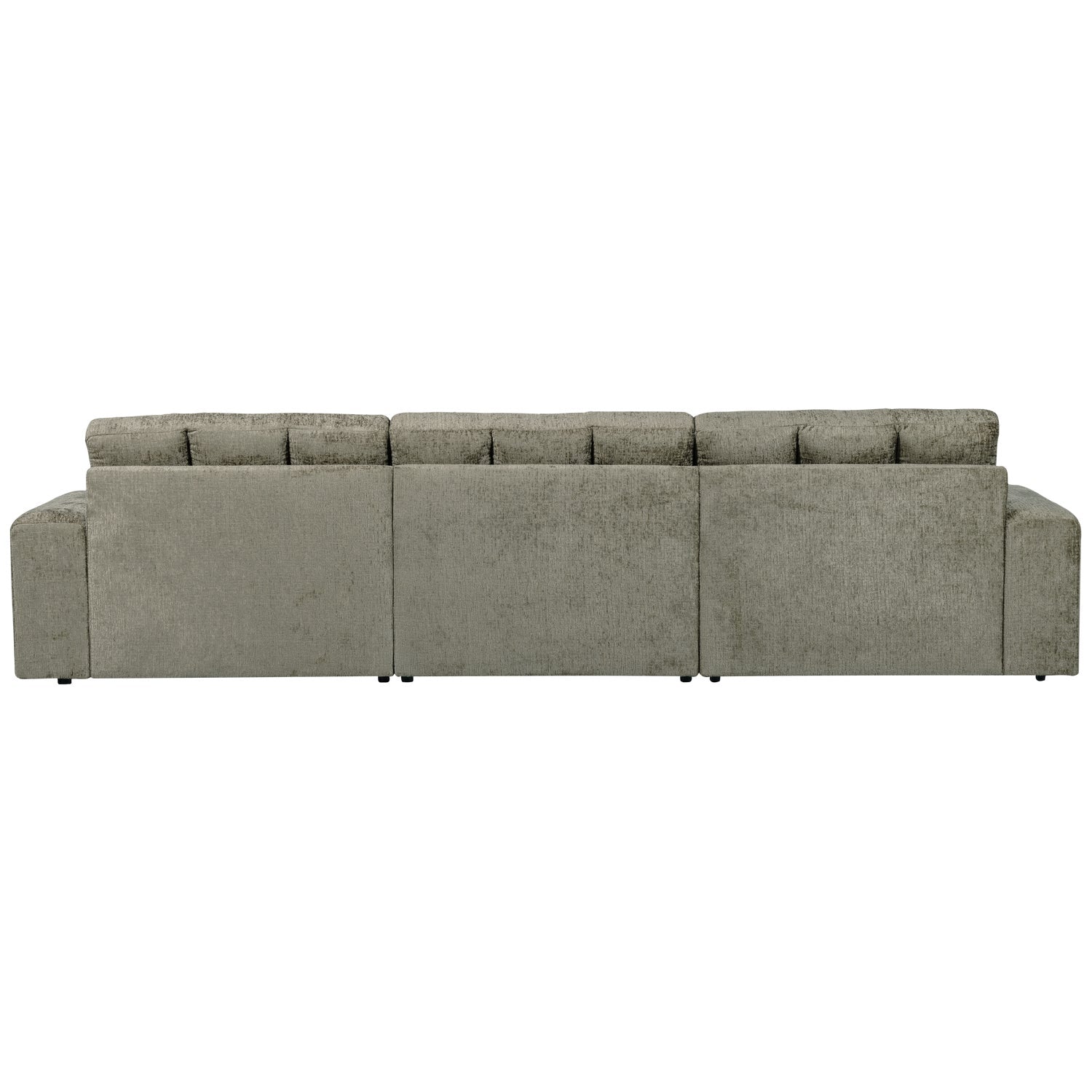 Left-sided corner sofa SECOND DATE - FROST velvet