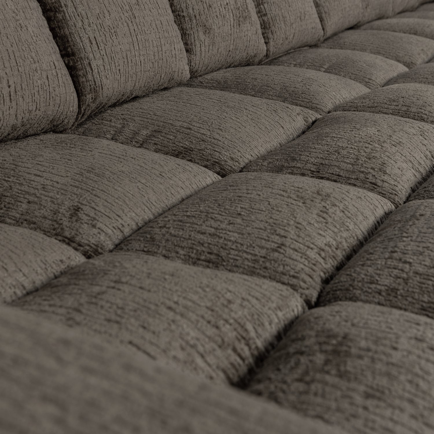 Right-sided Corner Sofa SECOND DATE - MOUNTAIN velvet