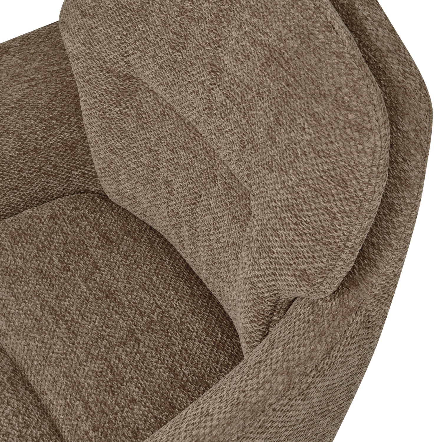 RUNA Chair dark sandy chenille