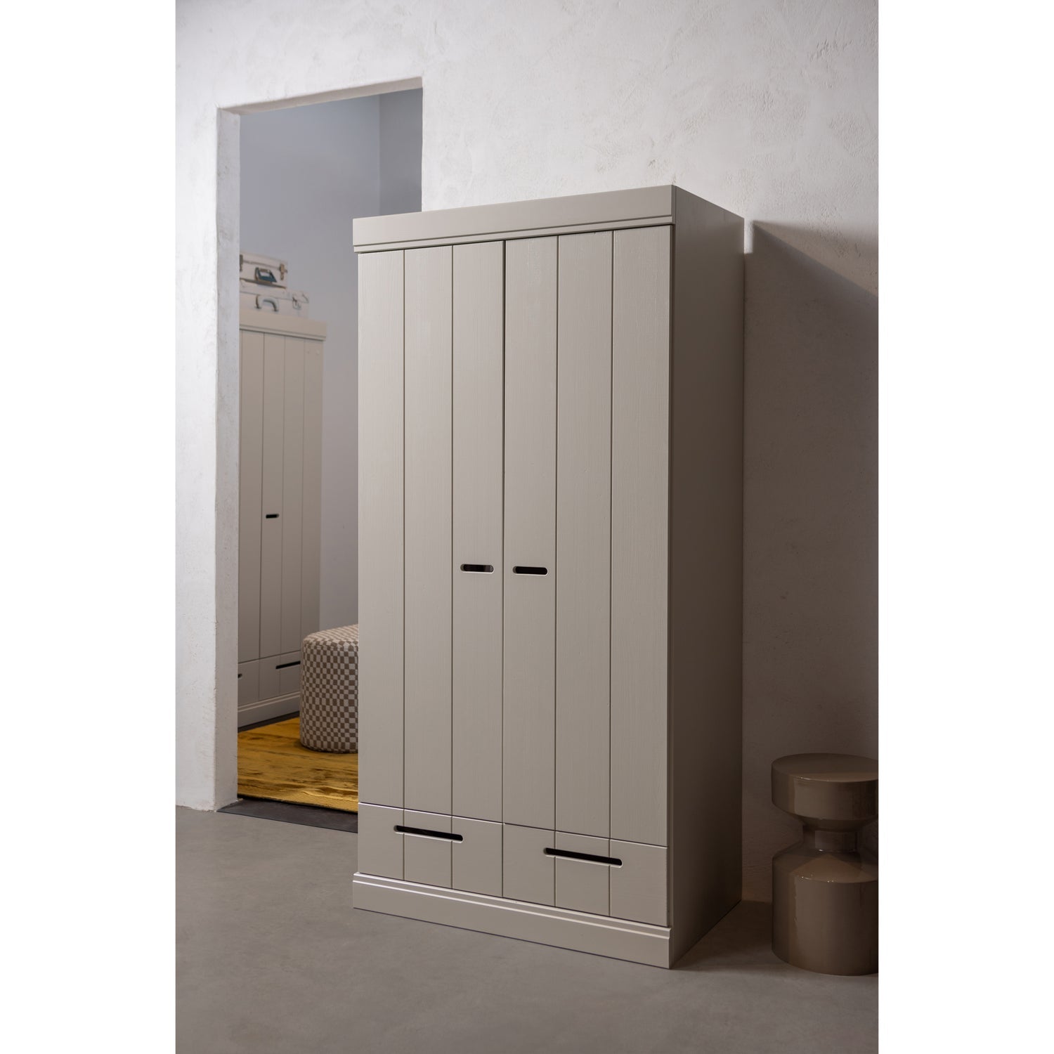 2-door wardrobe CONNECT sandy