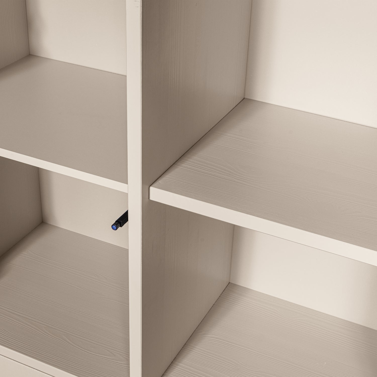 MEREL cream cabinet shelf