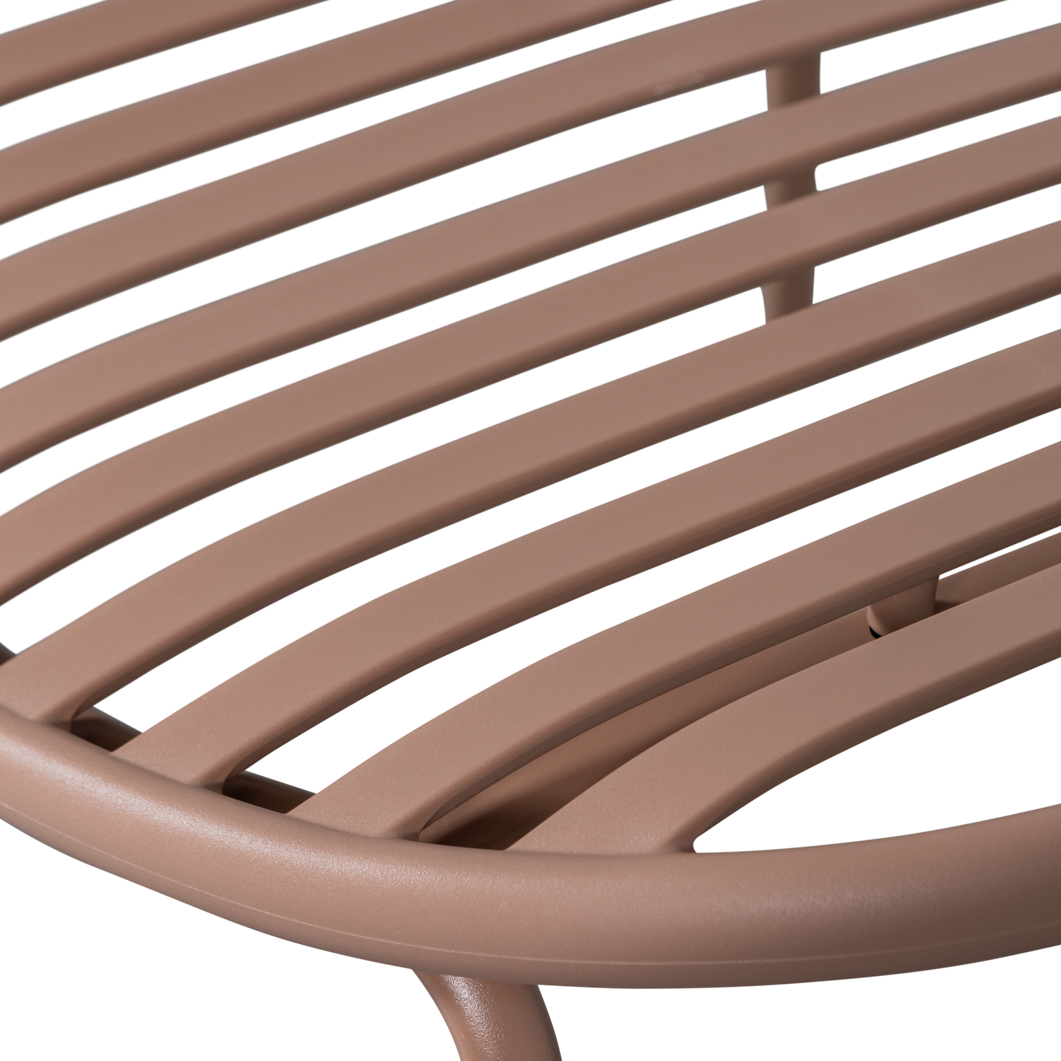 Gartenstuhl mit Fußstütze BRUCE lachsfarben