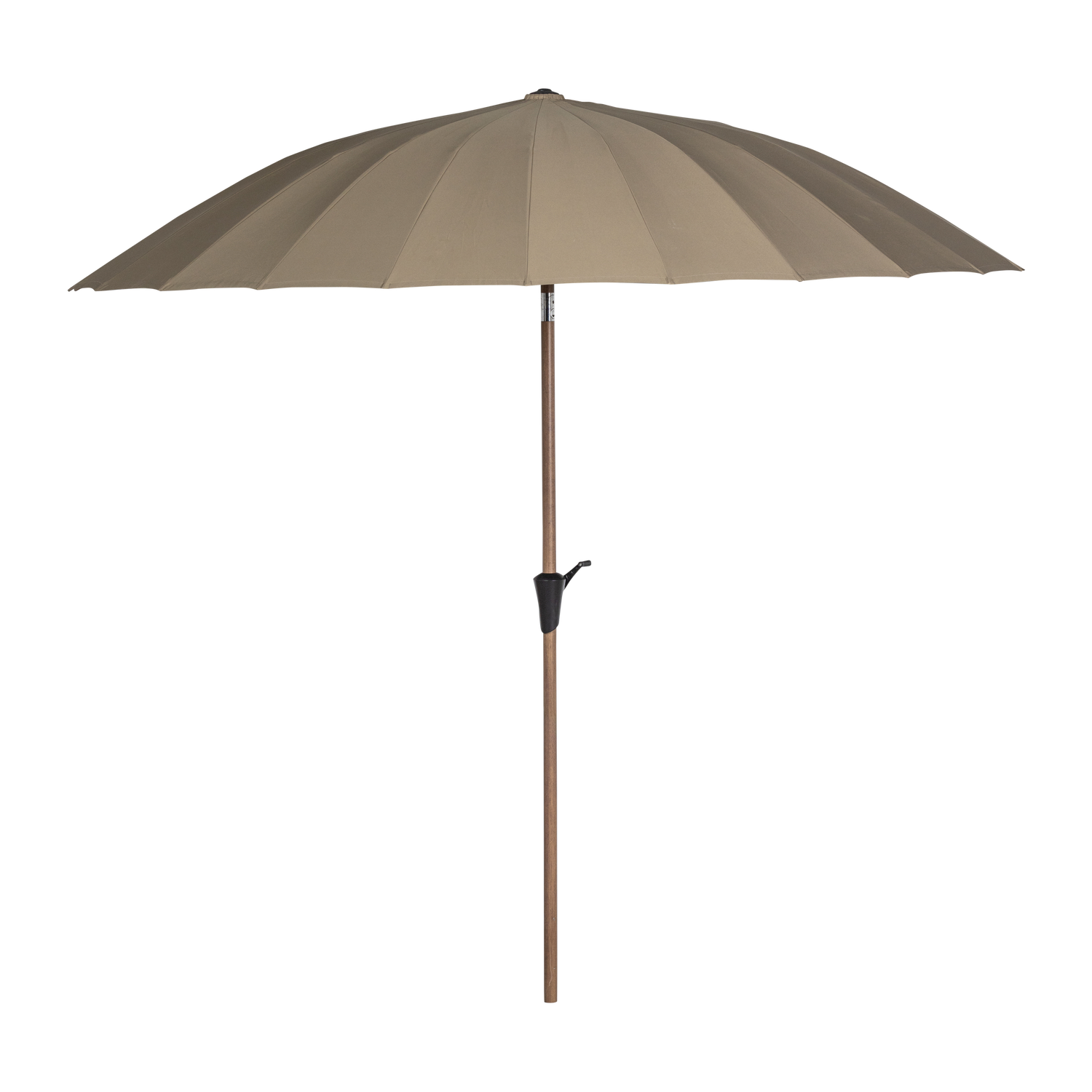 MONICA green garden parasol with beige base