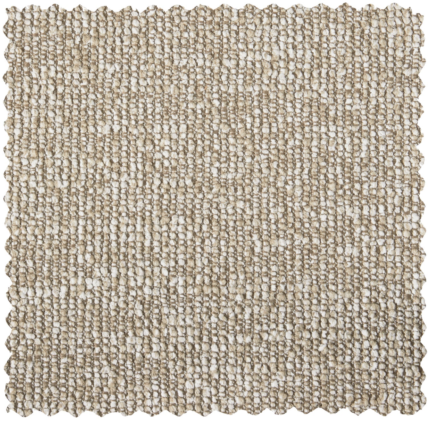 Puf MOJO beżowy melanż bouclé – Woood