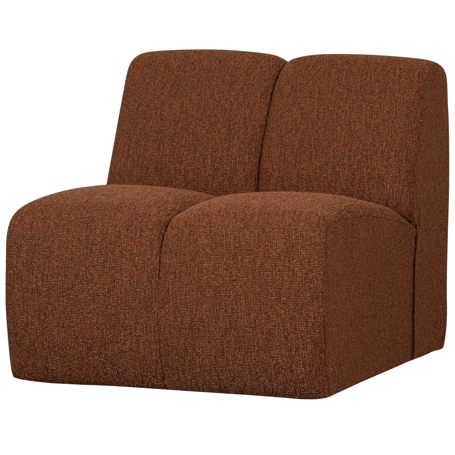 MOJO modular sofa - 1-seater brown bouclé