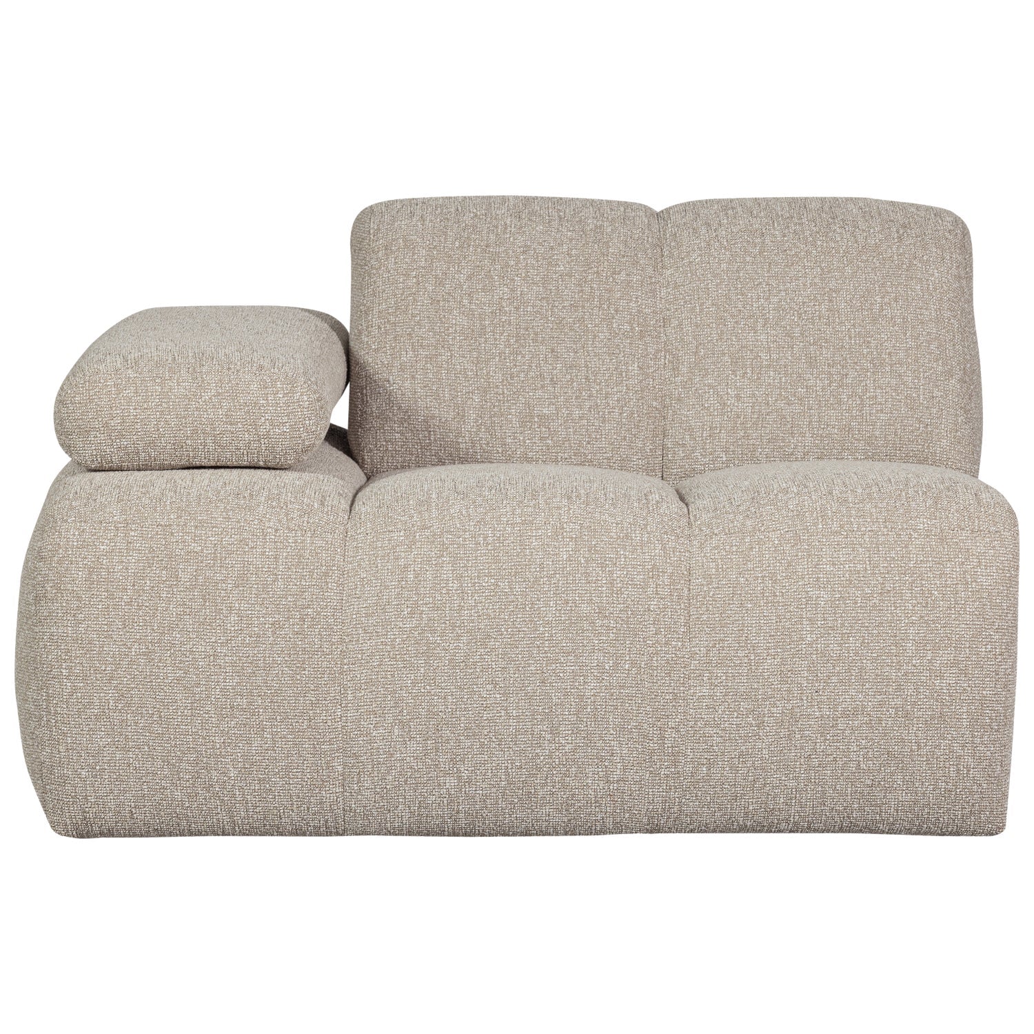 MOJO modular sofa - left element beige mélange bouclé