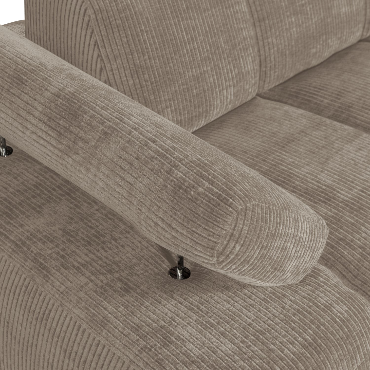 MOJO modular sofa - 1.5-seater left-side dark sandy corduroy element