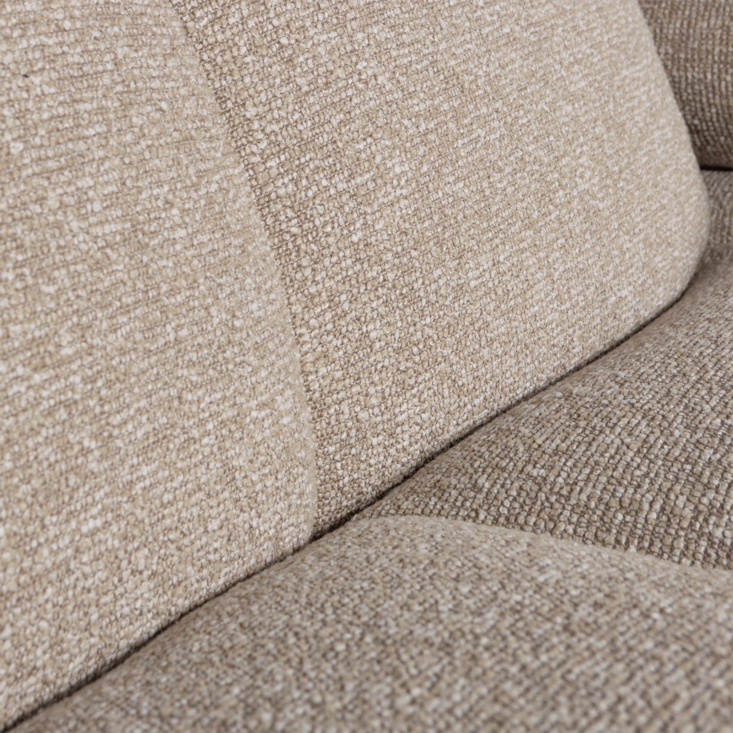 MOJO modular sofa - 1.5-seater right-hand beige mélange bouclé element
