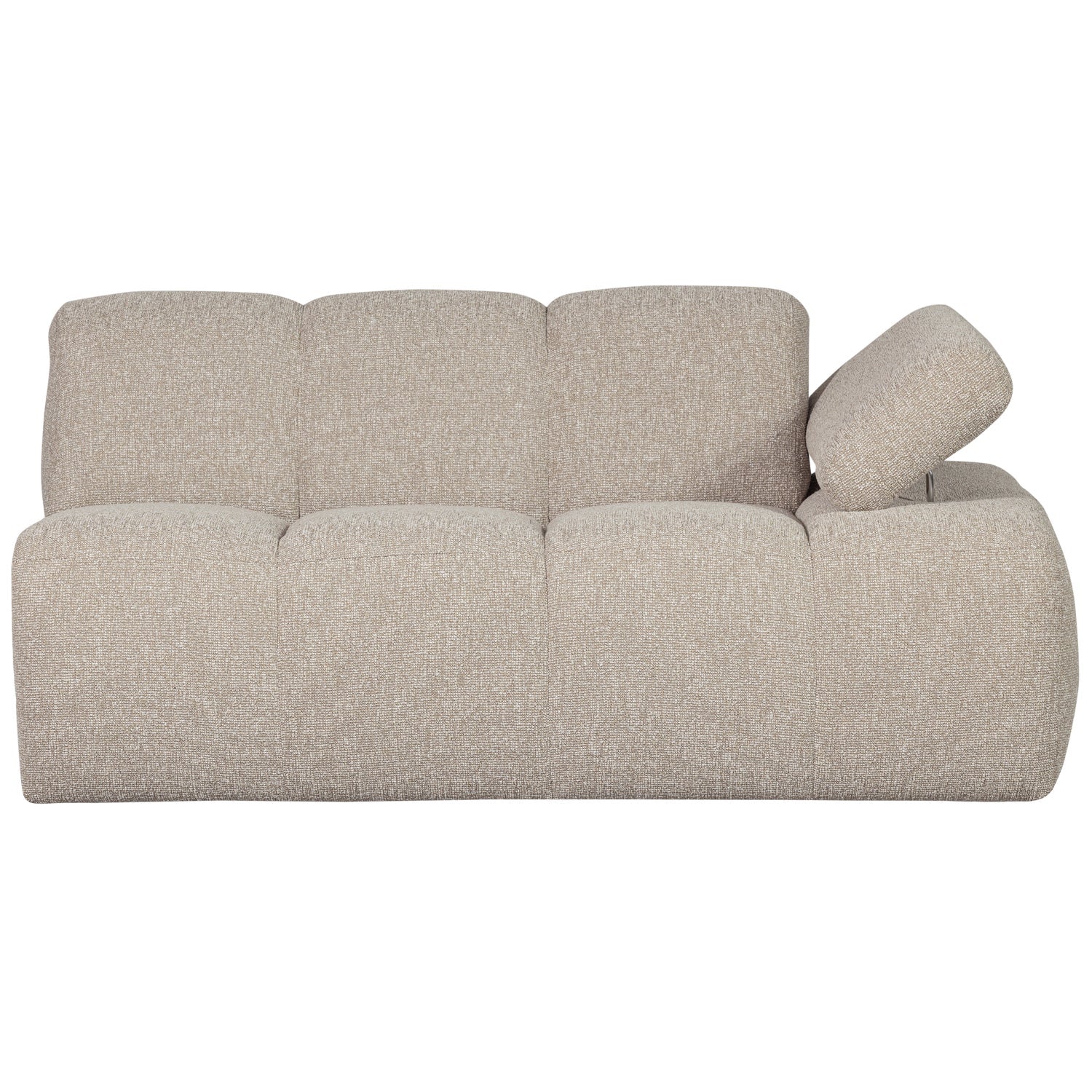 MOJO modular sofa - 1.5-seater right-hand beige mélange bouclé element