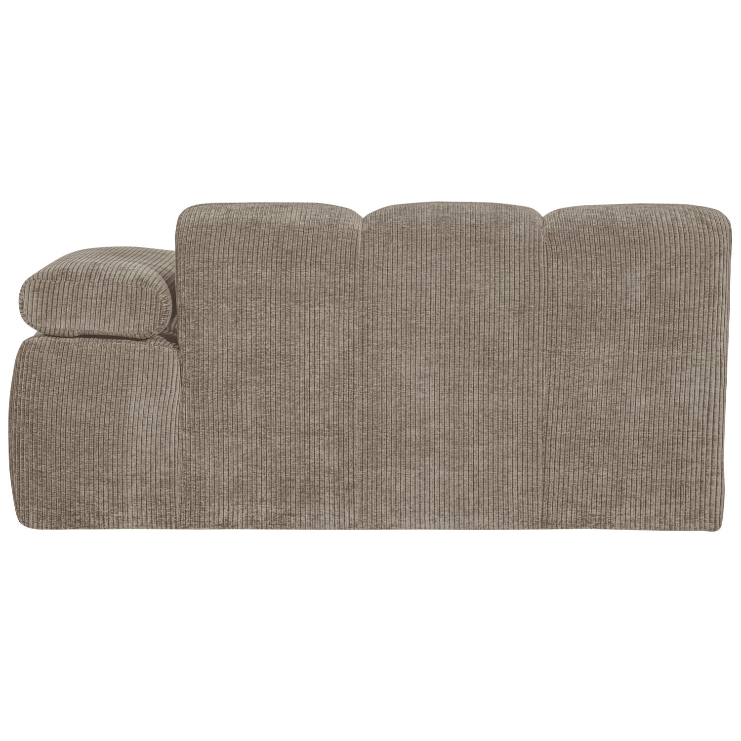 MOJO modular sofa - 1.5-seater right-hand element dark sandy corduroy