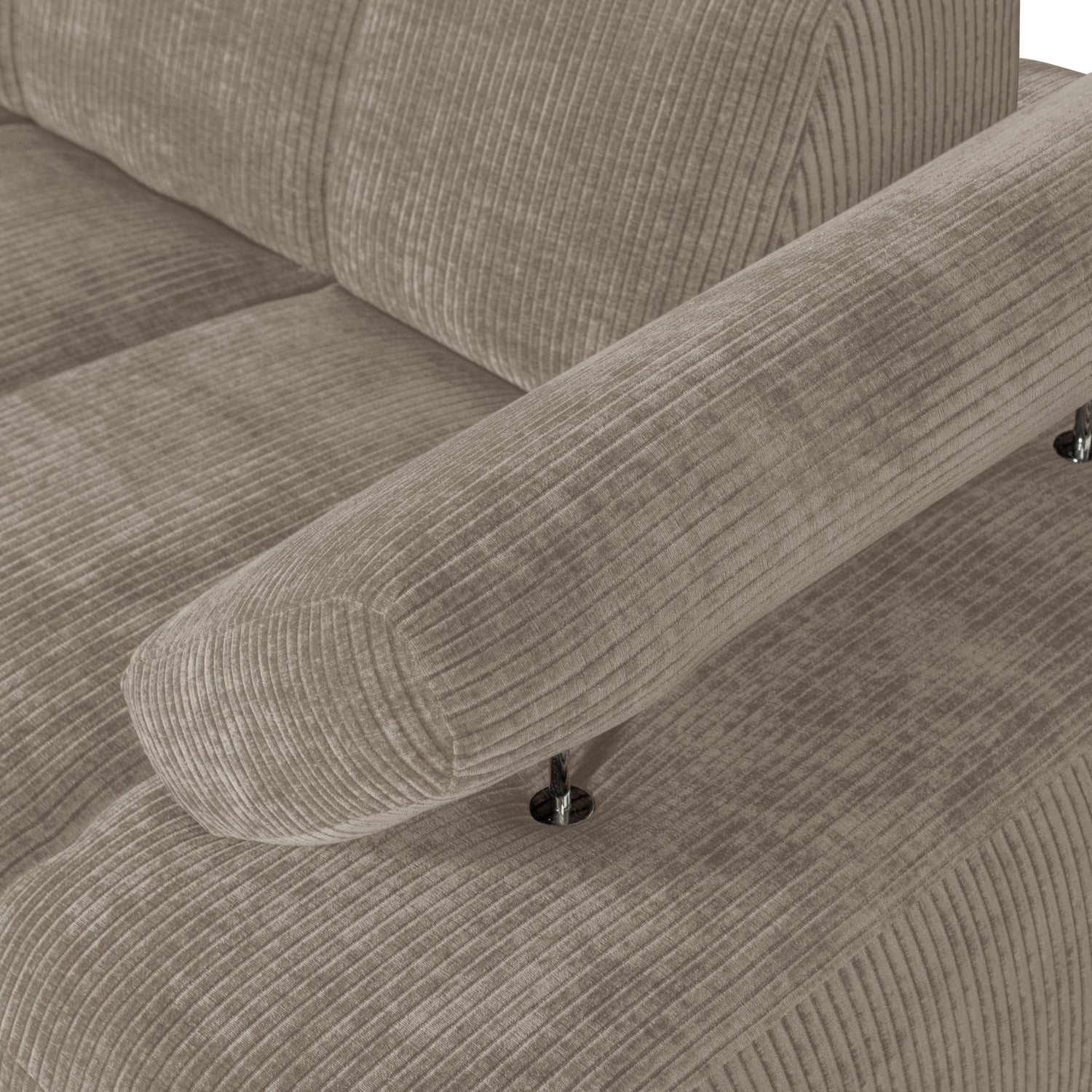 MOJO modular sofa - 1.5-seater right-hand element dark sandy corduroy