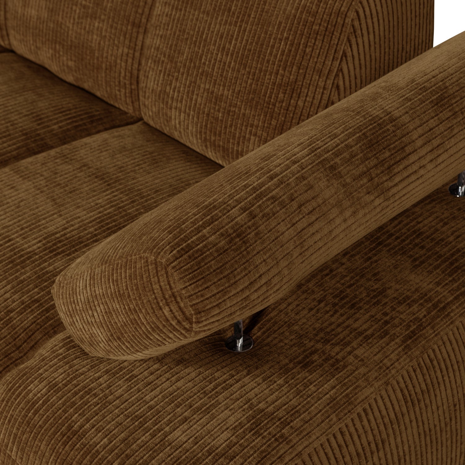 MOJO modular sofa - 1.5-seater right-hand element dark honey corduroy