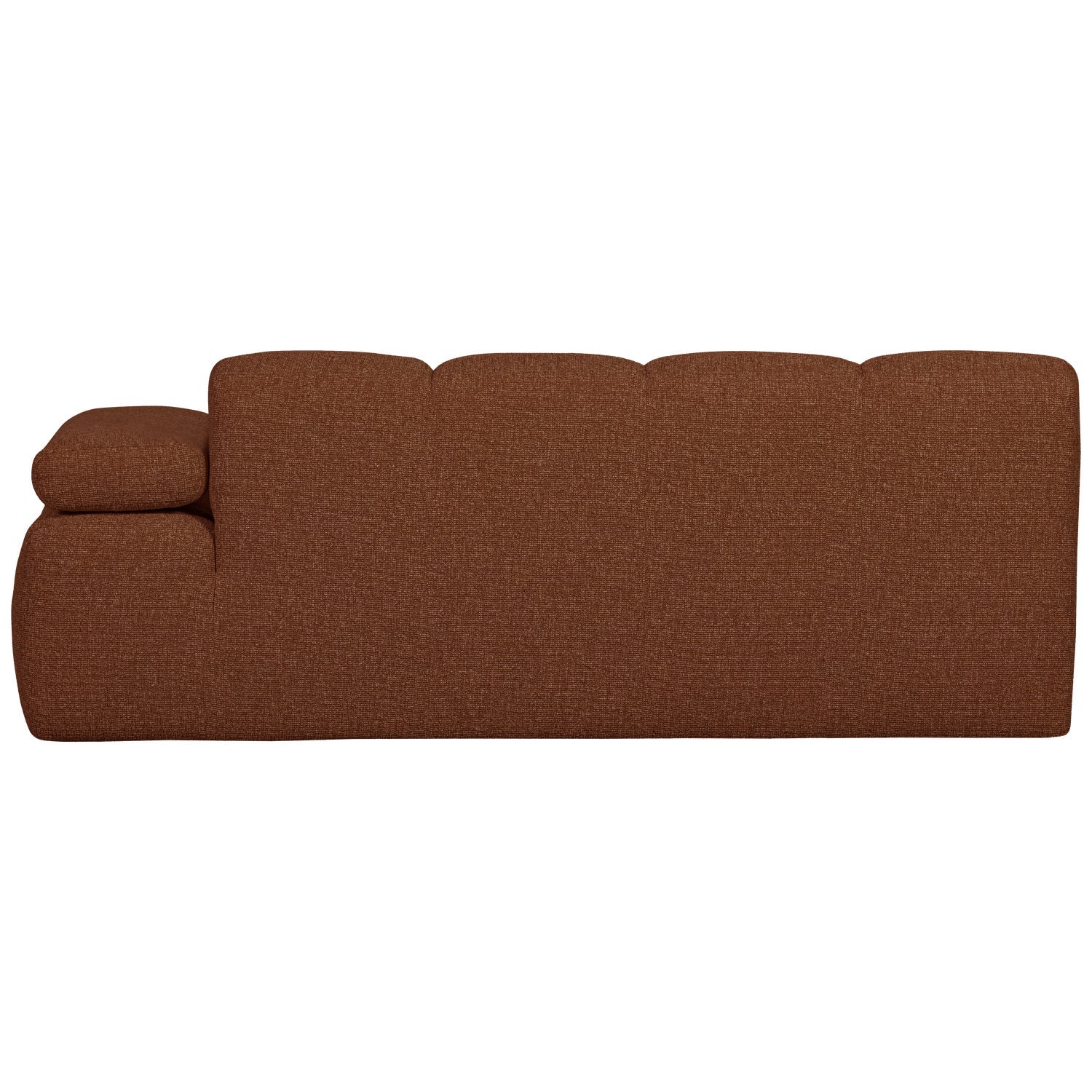 MOJO modular sofa - right-facing 2-seater brown bouclé element