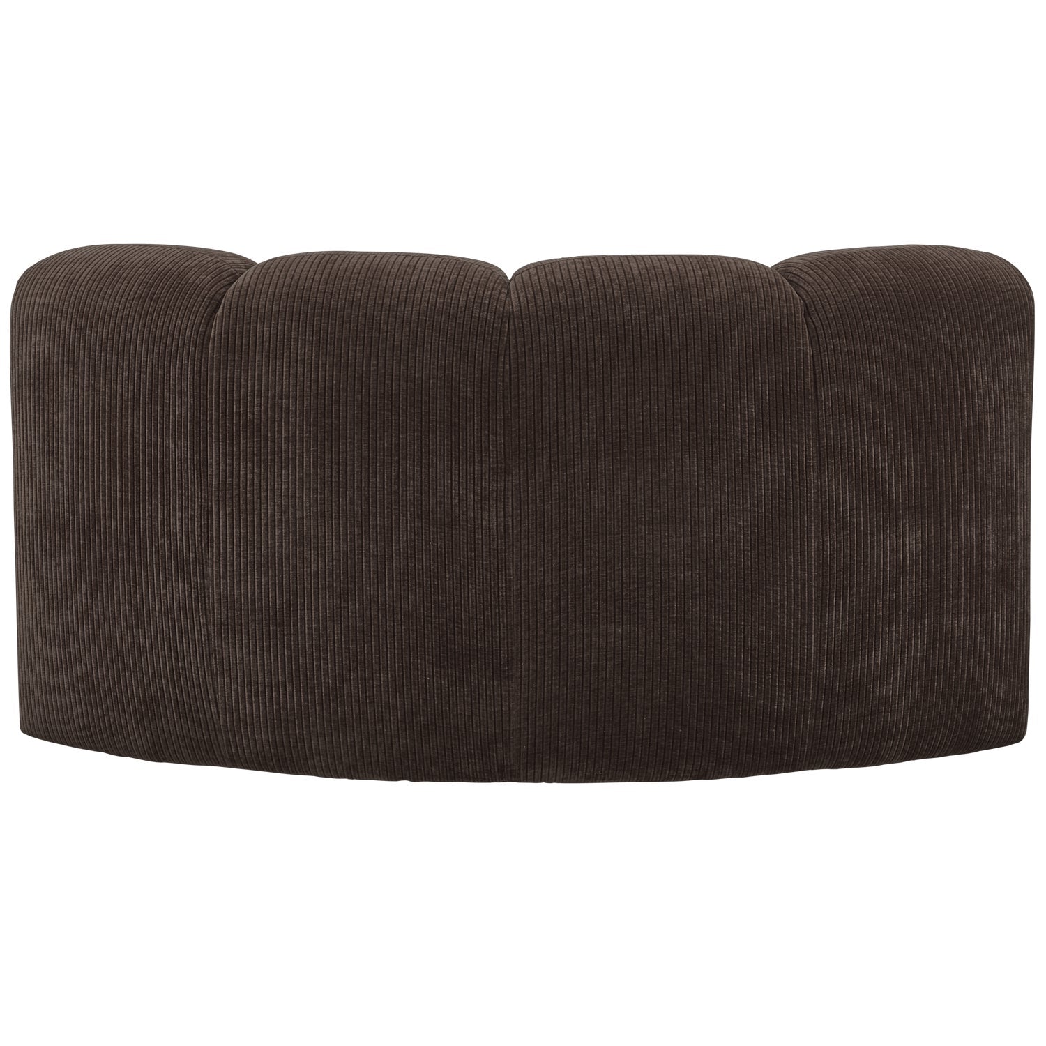 MOJO Modular Sofa - Dark Brown Corduroy Corner Element