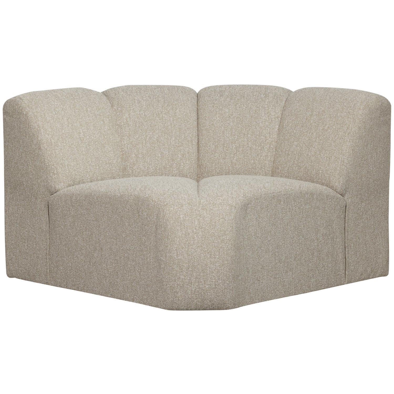 MOJO modular sofa - beige mélange bouclé corner element