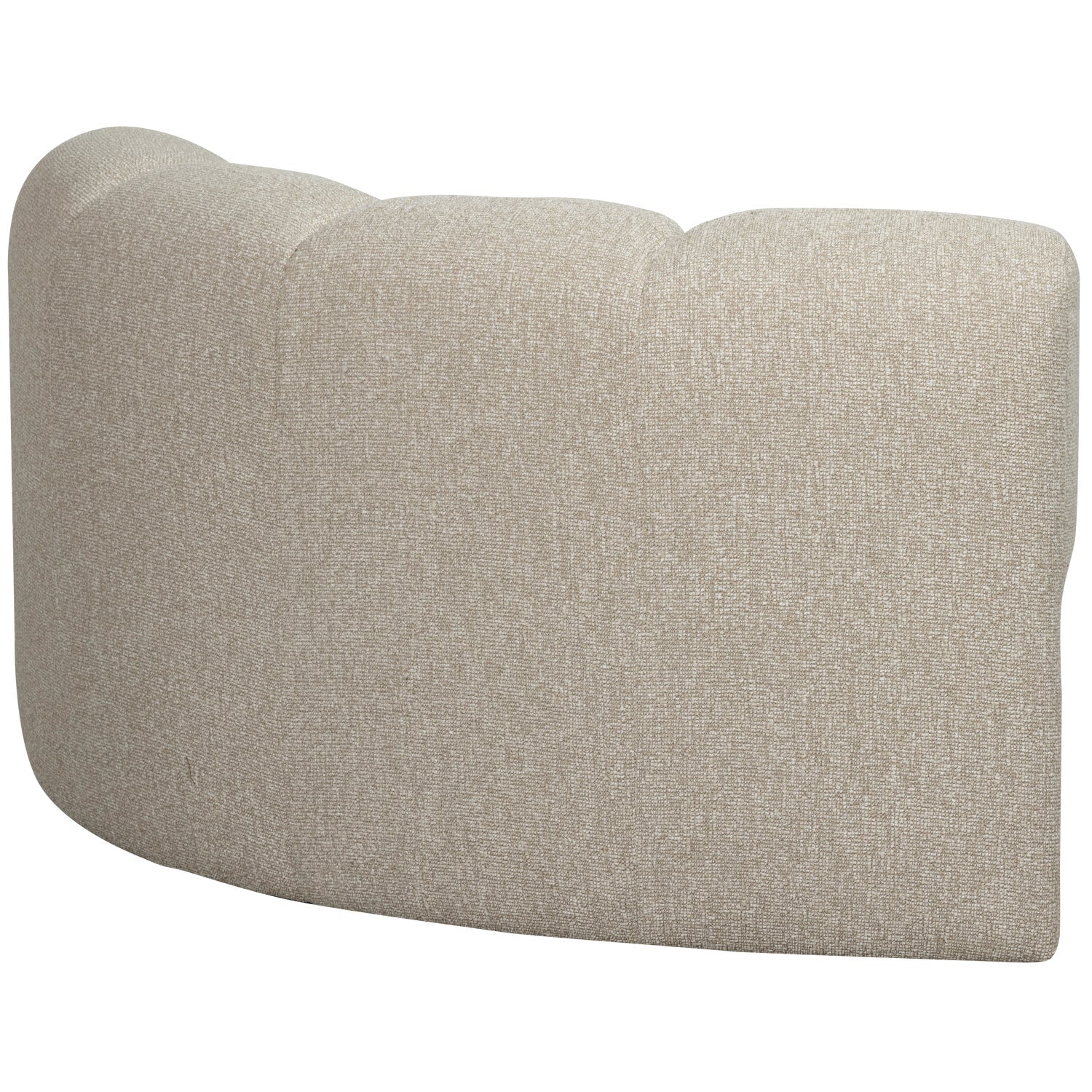 MOJO modular sofa - beige mélange bouclé corner element
