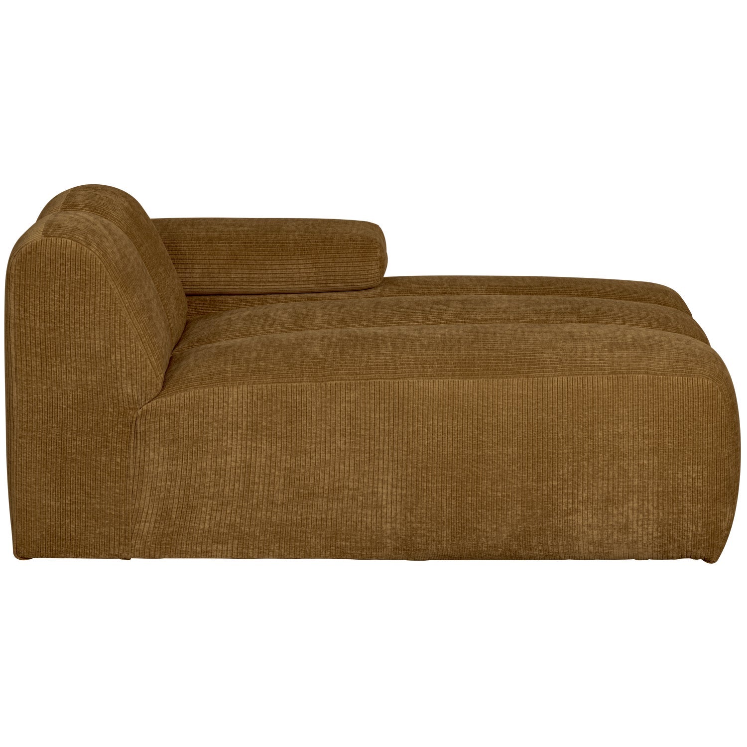 MOJO modular sofa - right-side chaise longue dark honey corduroy