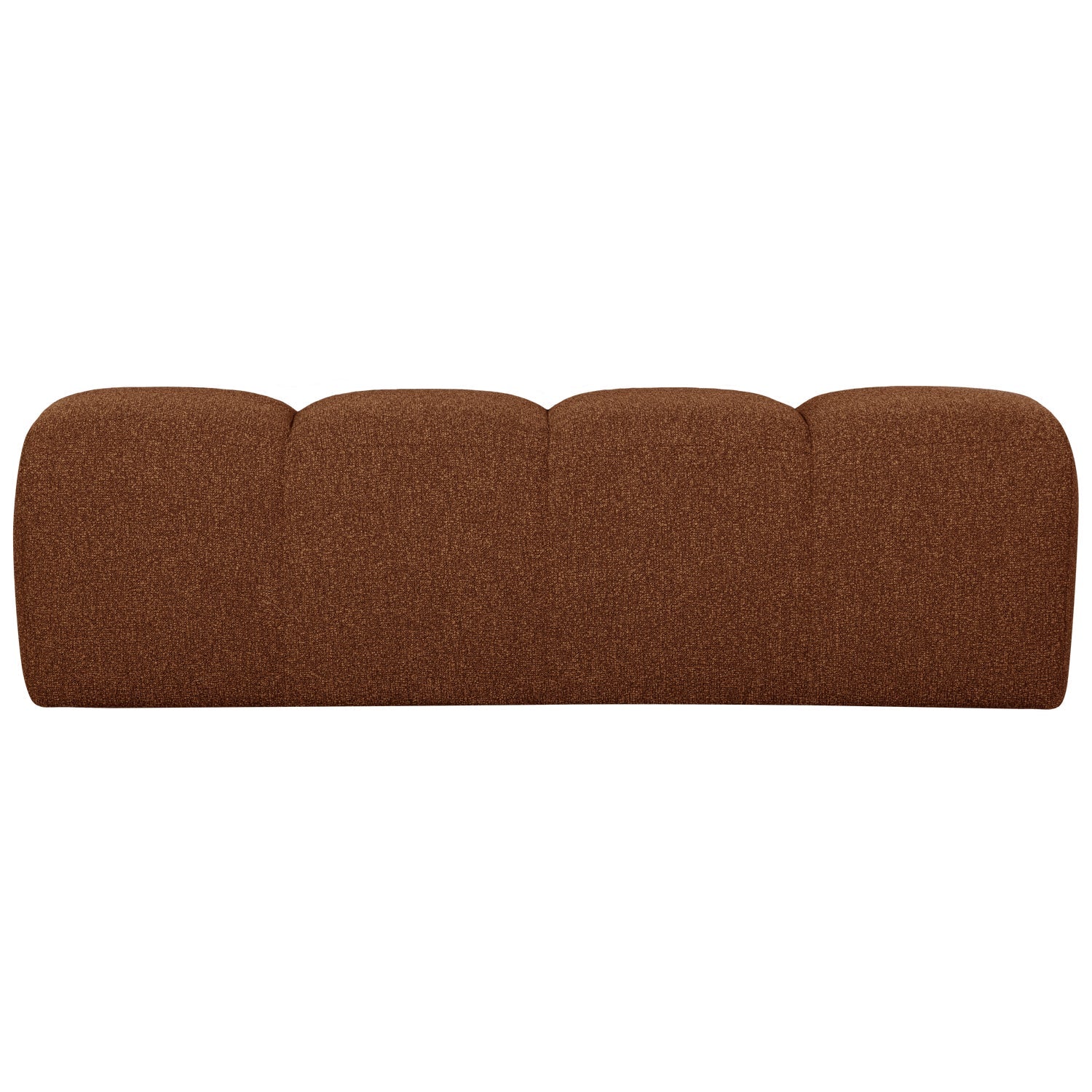 Bank MOJO rostbraun Bouclé