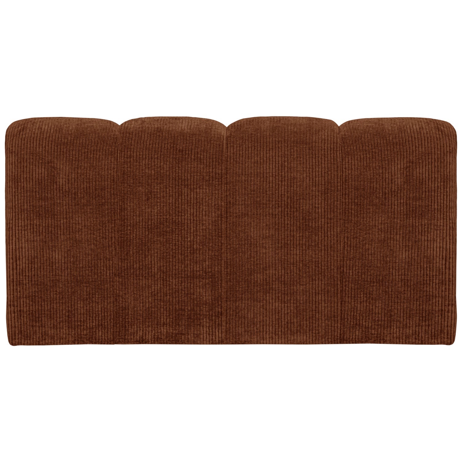 Modulares Sofa MOJO BENCH - 3-sitziges Element in braunem Cord