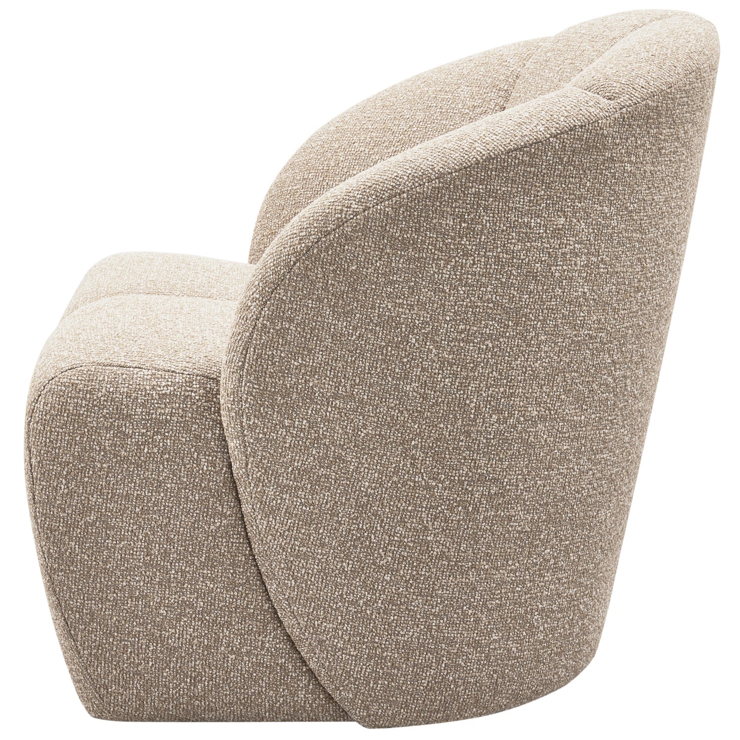 MOJO swivel armchair beige mélange bouclé