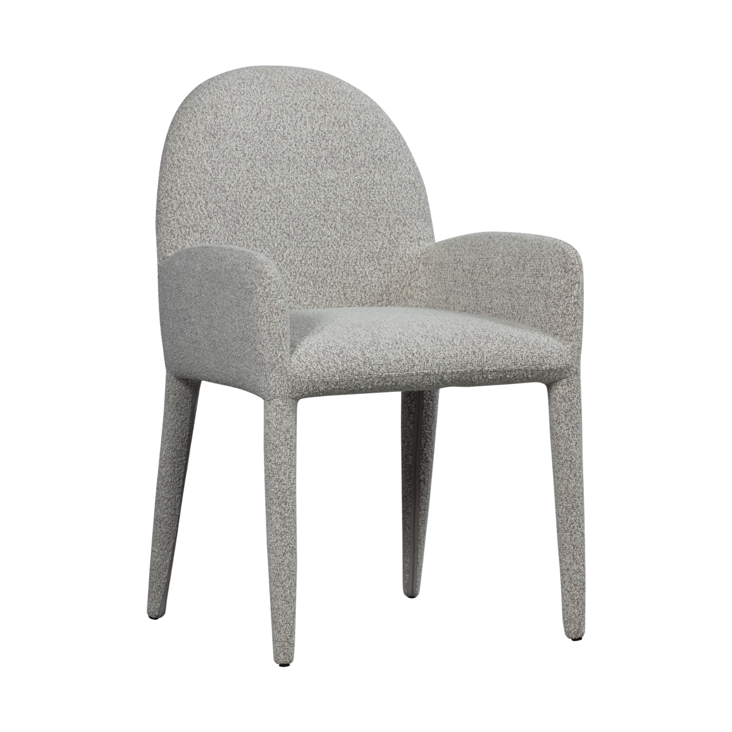 Krzesło ELEGANCE szary bouclé – Woood