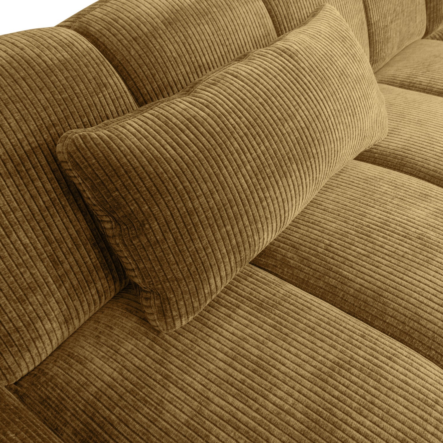 Kissen MOJO dunkel honigfarbener Cord