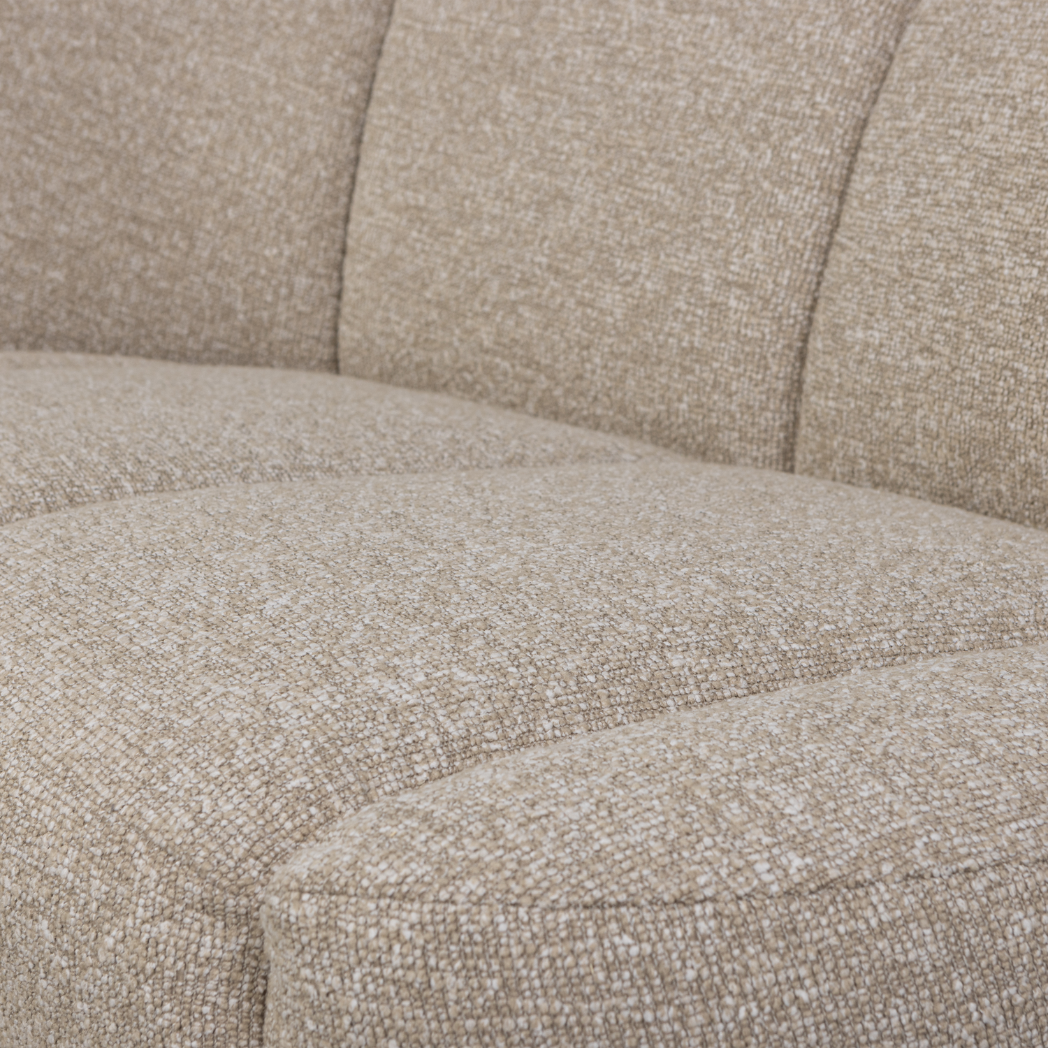 Sofa linksseitig 2-sitzig MOJO sandmelange Boucle