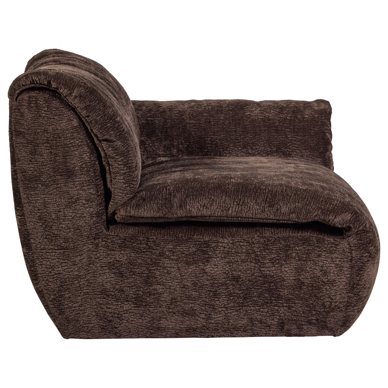 BAGGY 3D Modular Sofa - Right Element in Dark Brown