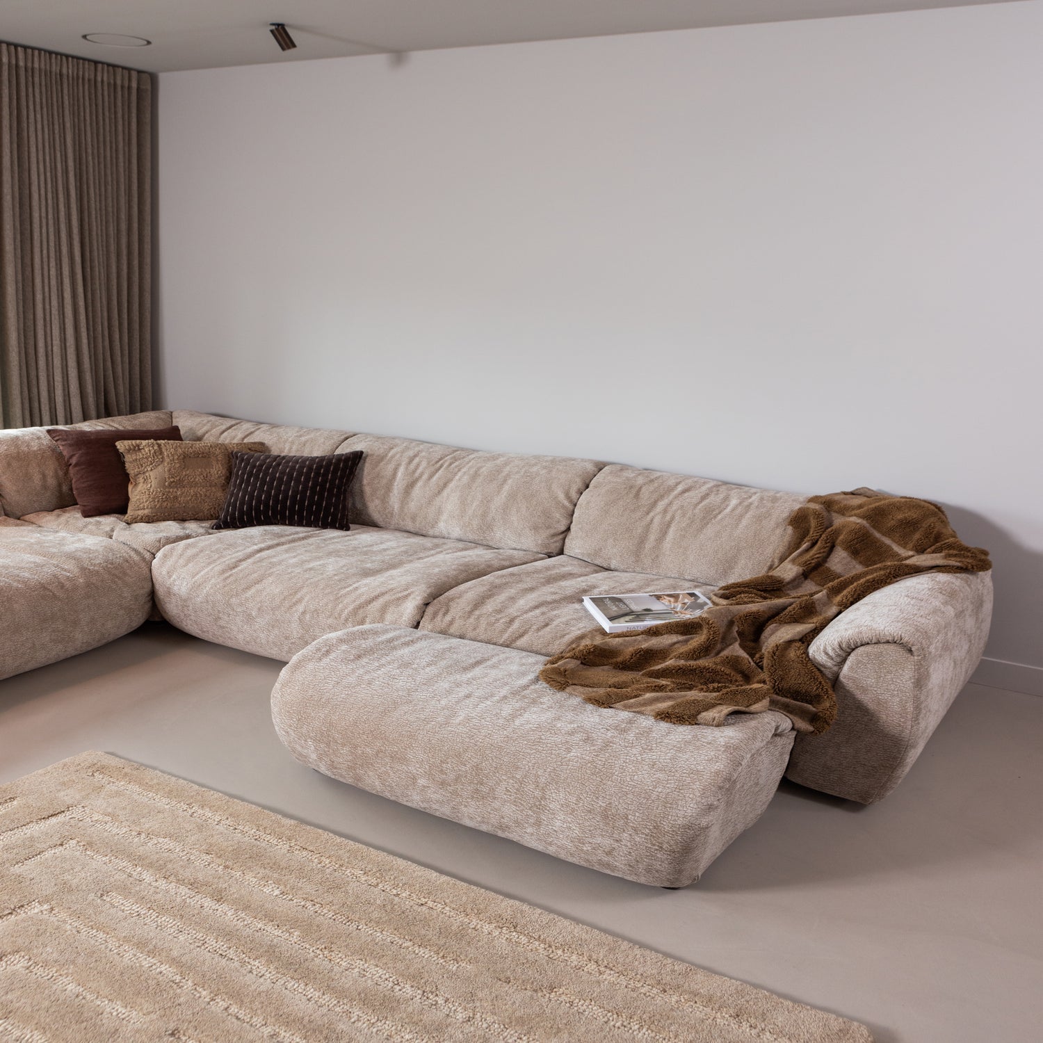 BAGGY 3D Modular Sofa - Sand Corner Element
