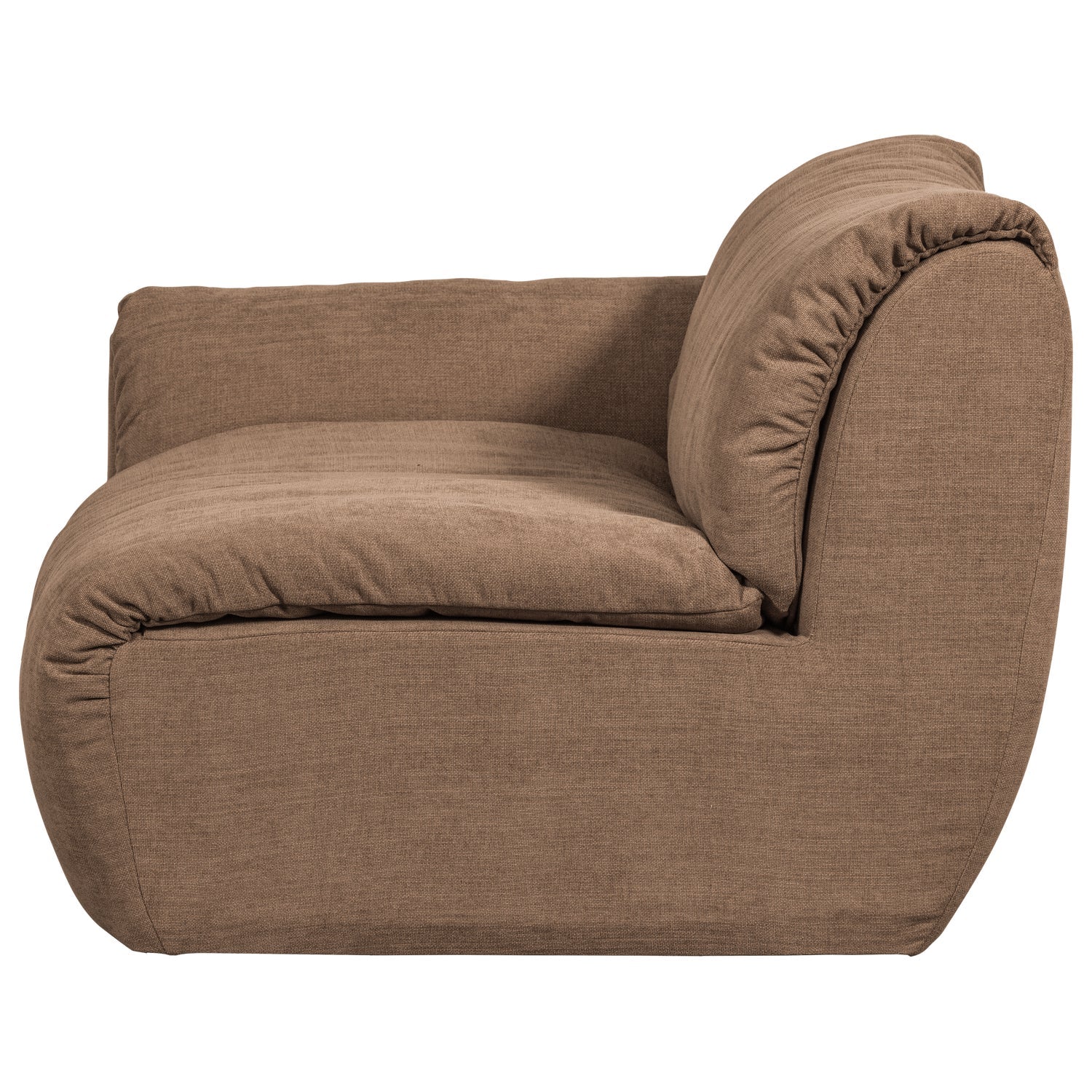 Modular Sofa BAGGY - left element brown