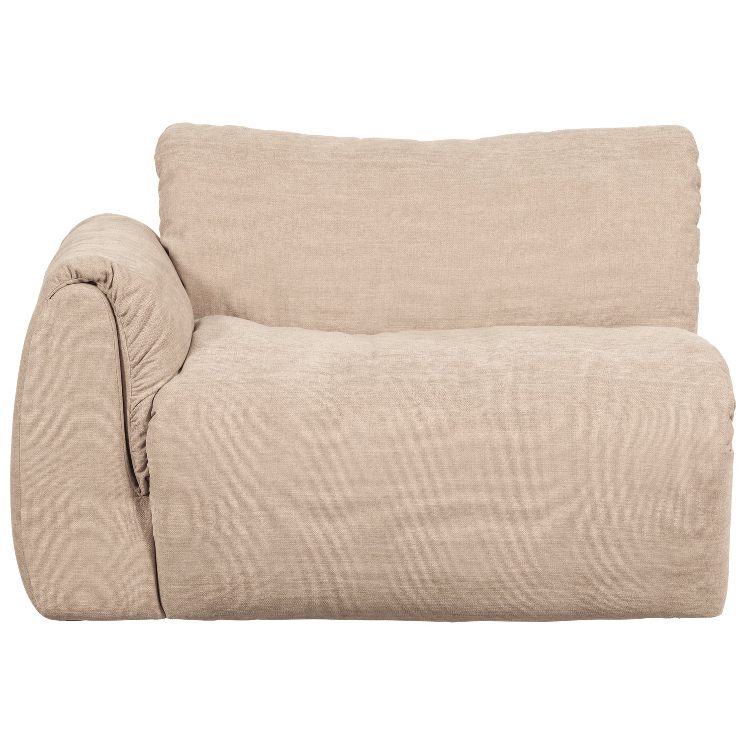 BAGGY modular sofa - left element in sand color