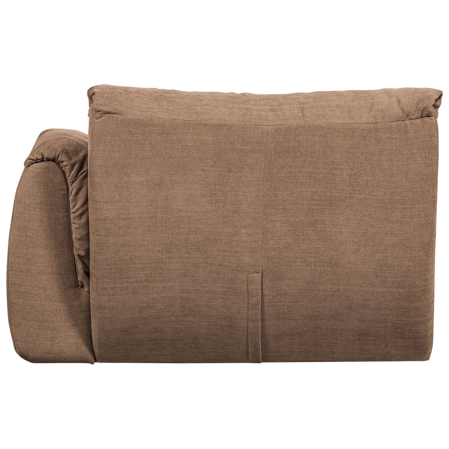 BAGGY modular sofa - right-side element brown