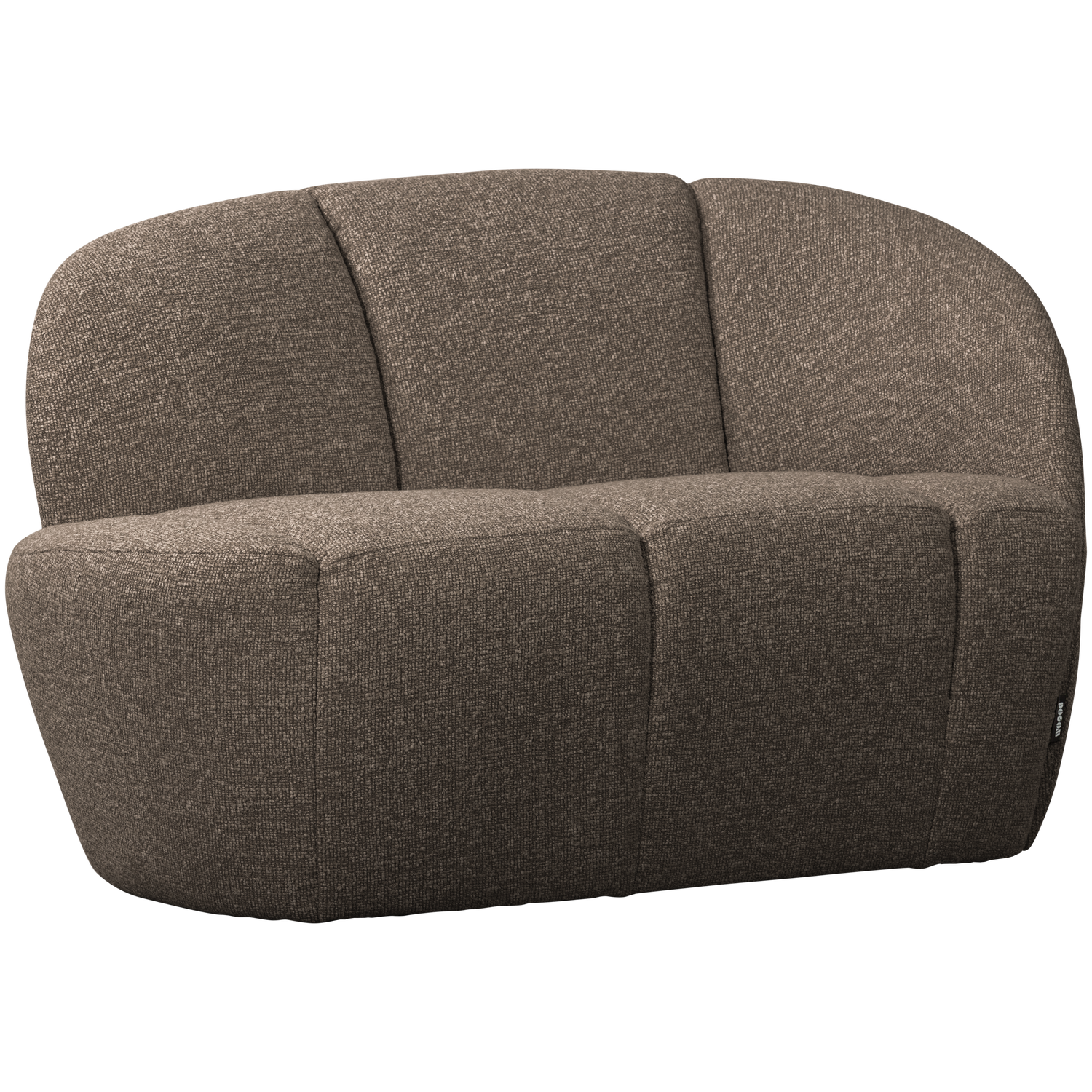 Sofa 2-sitzig MOJO braun meliert Boucle