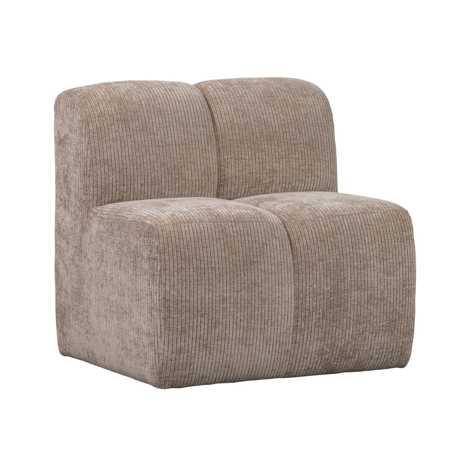 Fotel / moduł MOJO BENCH piaskowy sztruks – Woood