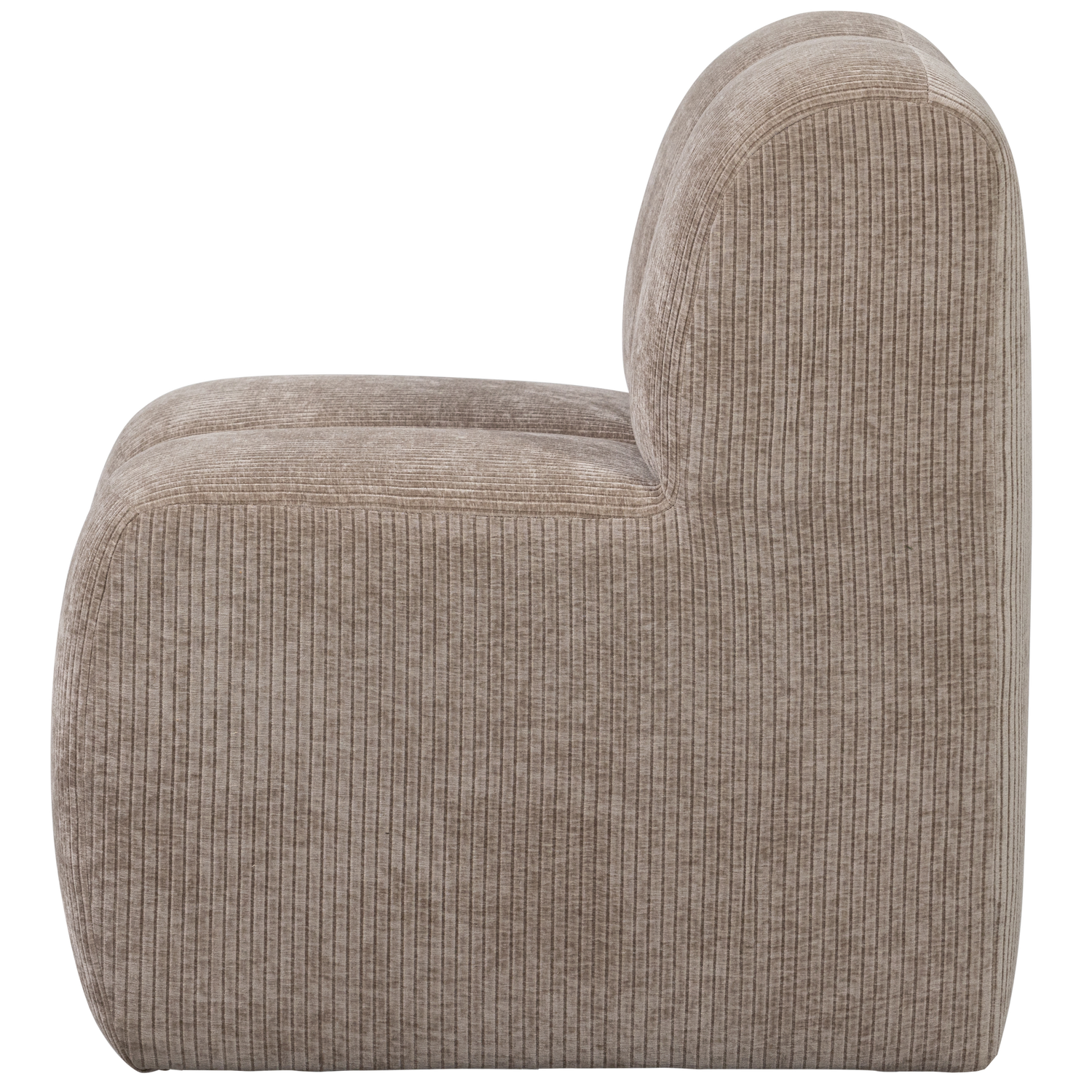 Fotel / moduł MOJO BENCH piaskowy sztruks – Woood