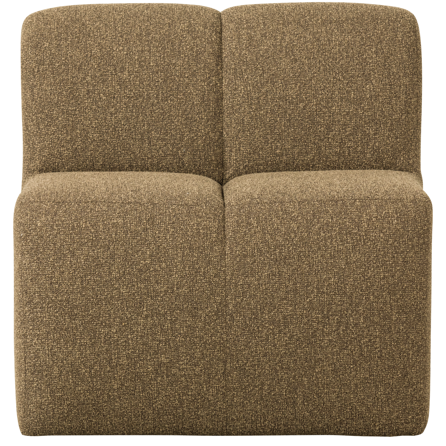 Fotel / moduł MOJO BENCH miodowy melanż boucle – Woood