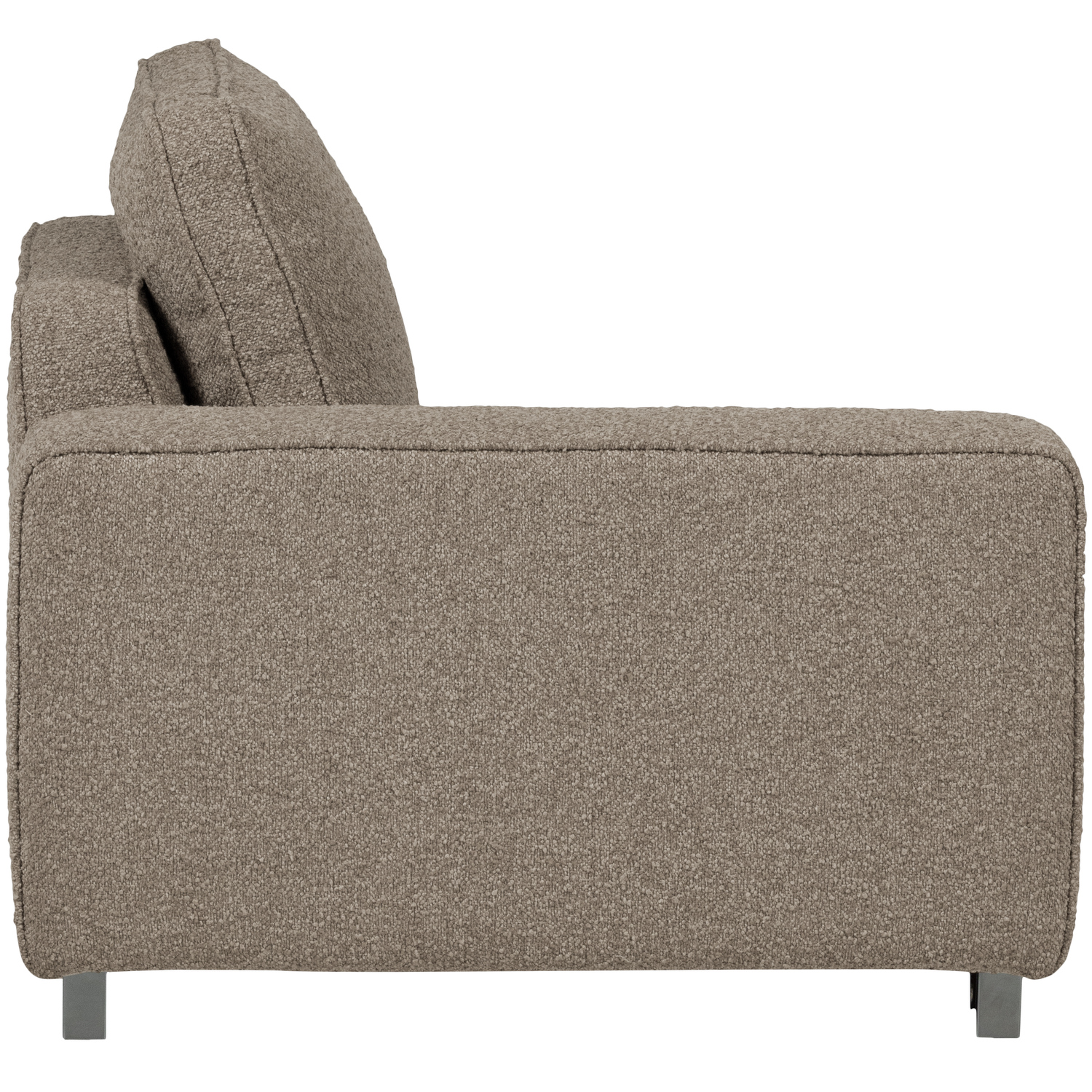 Sofa LAZY - Endmodul links beige Bouclé