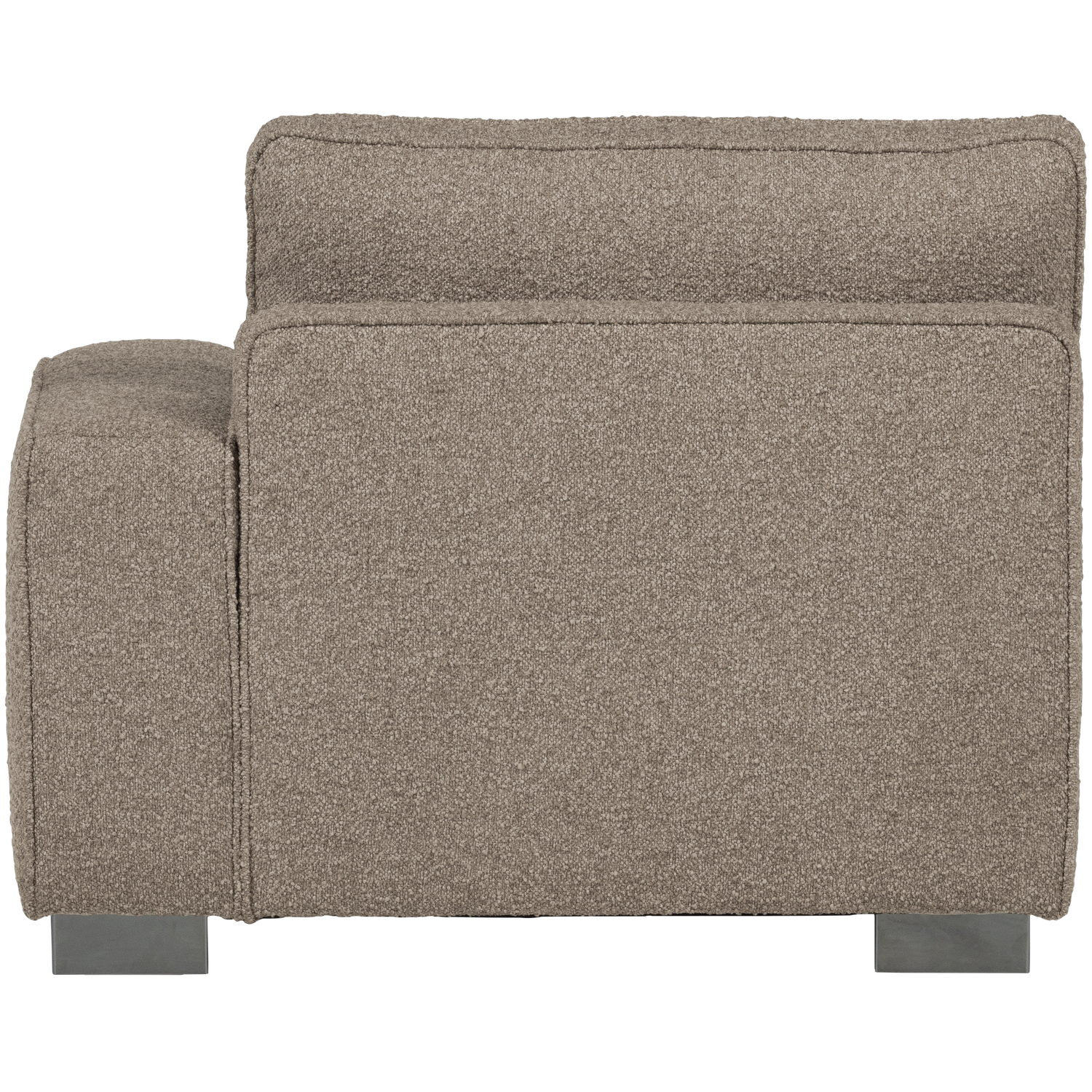 Sofa LAZY - Endmodul rechts beige Bouclé