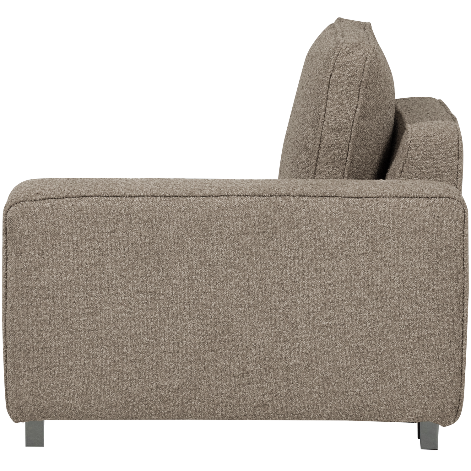 Sofa LAZY - Endmodul rechts beige Bouclé