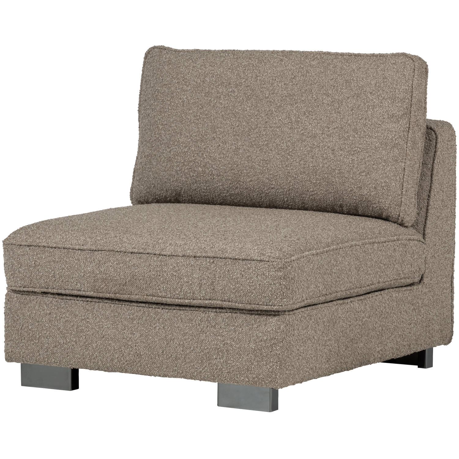 Sessel / Modul LAZY beige Bouclé