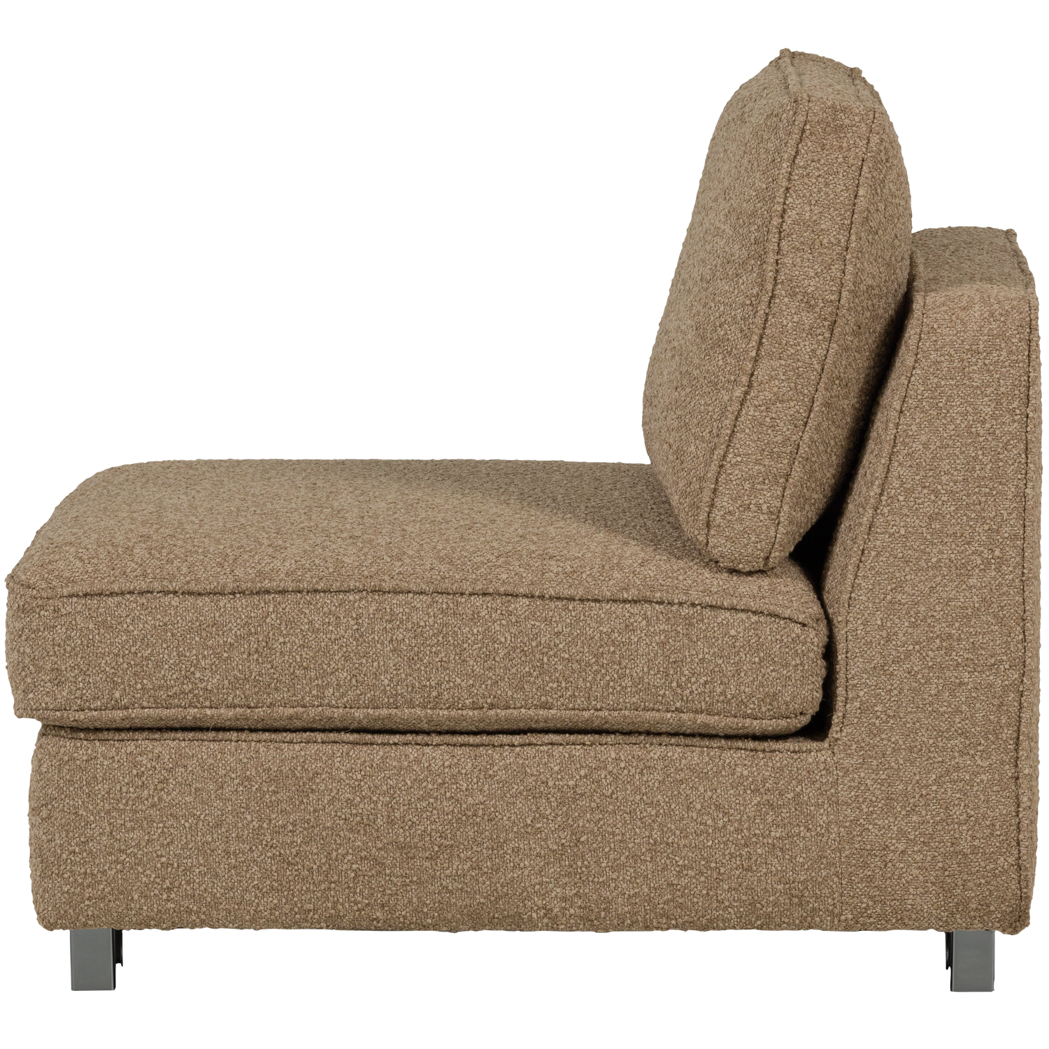 Sessel / Modul LAZY braun Bouclé