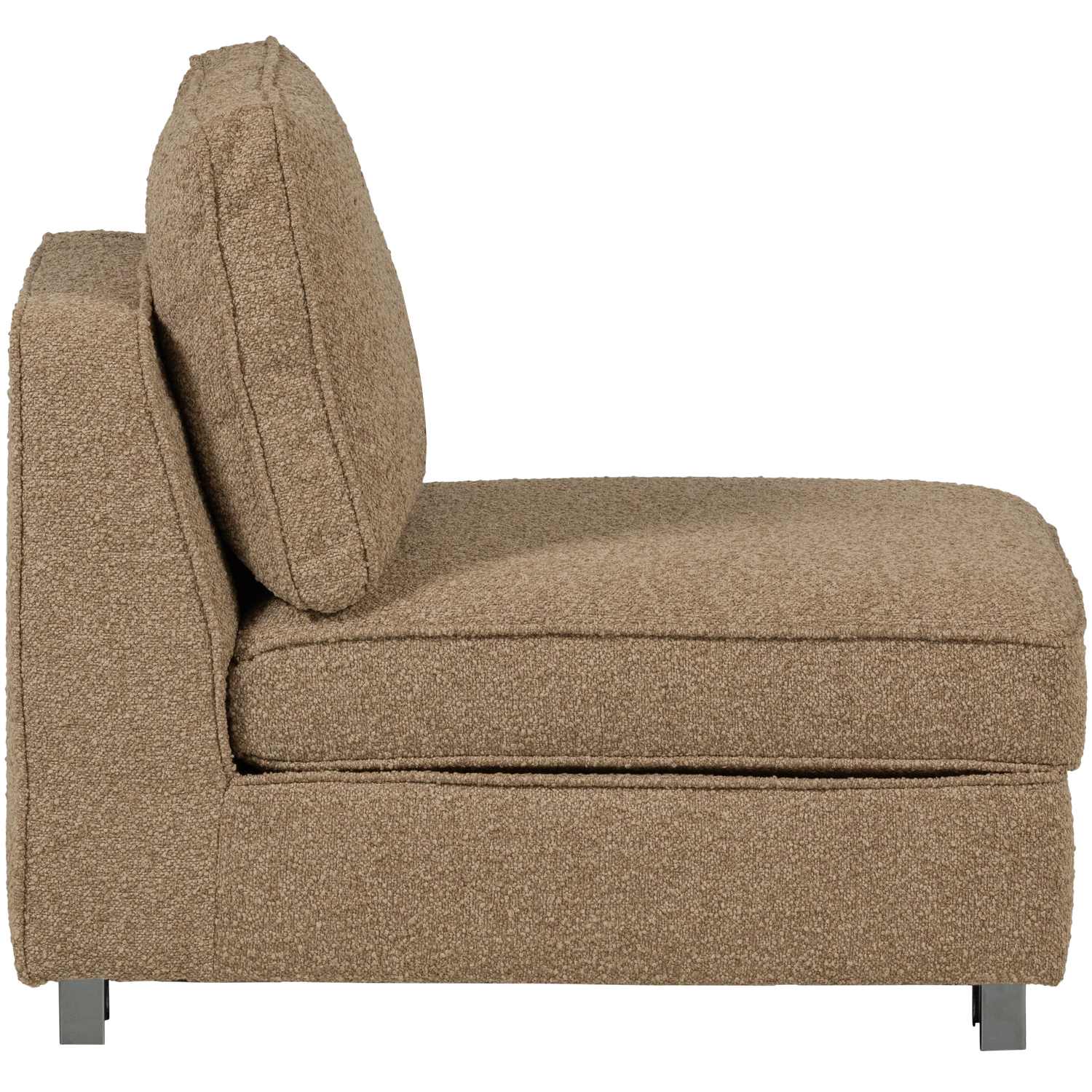 Sessel / Modul LAZY braun Bouclé