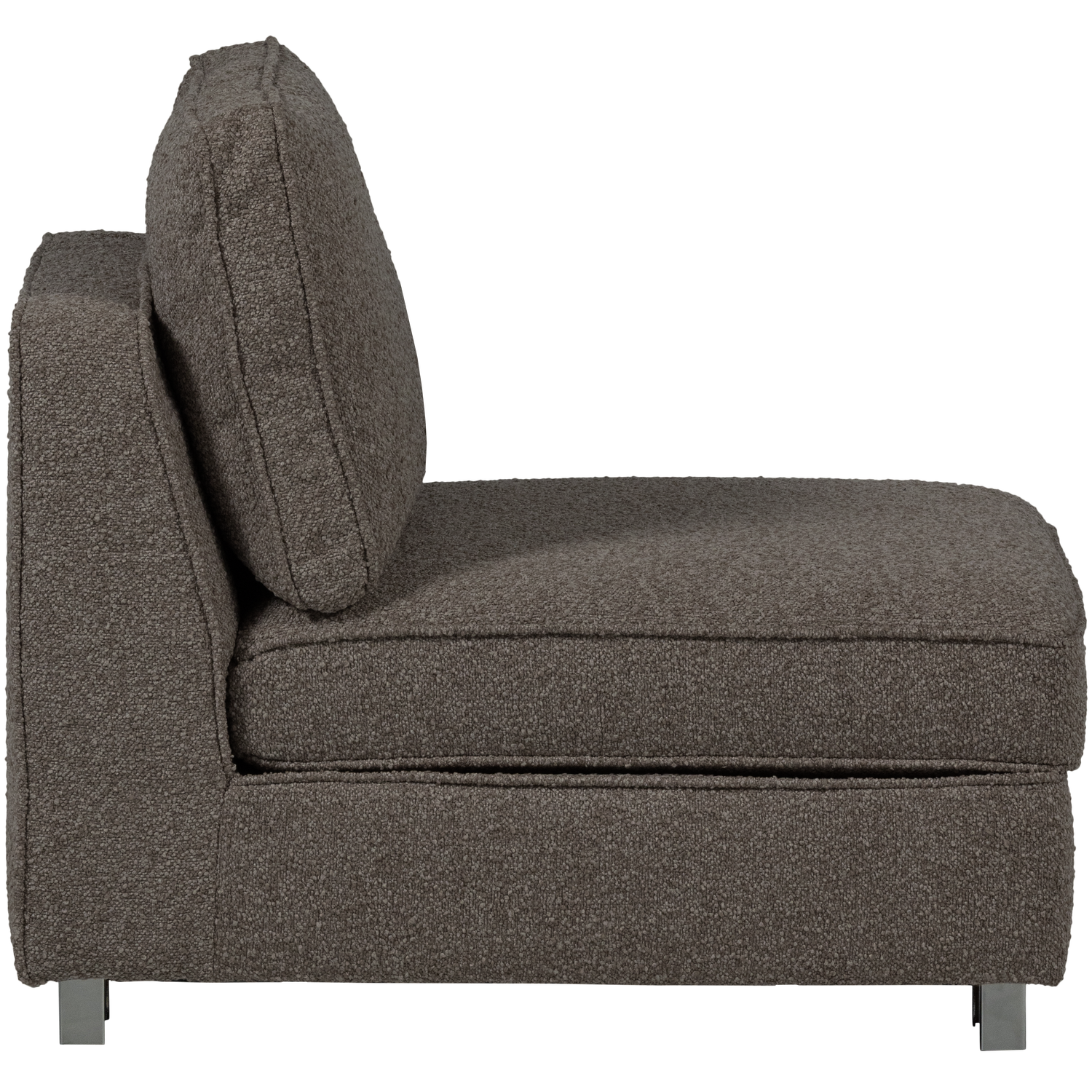 Lazy Armchair / Module in Anthracite Boucle