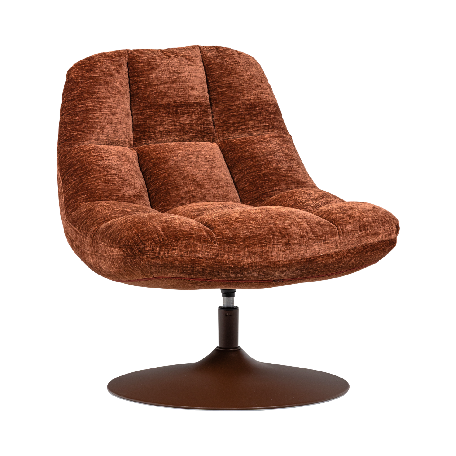 Fotel obrotowy ELVI ceglany – Woood