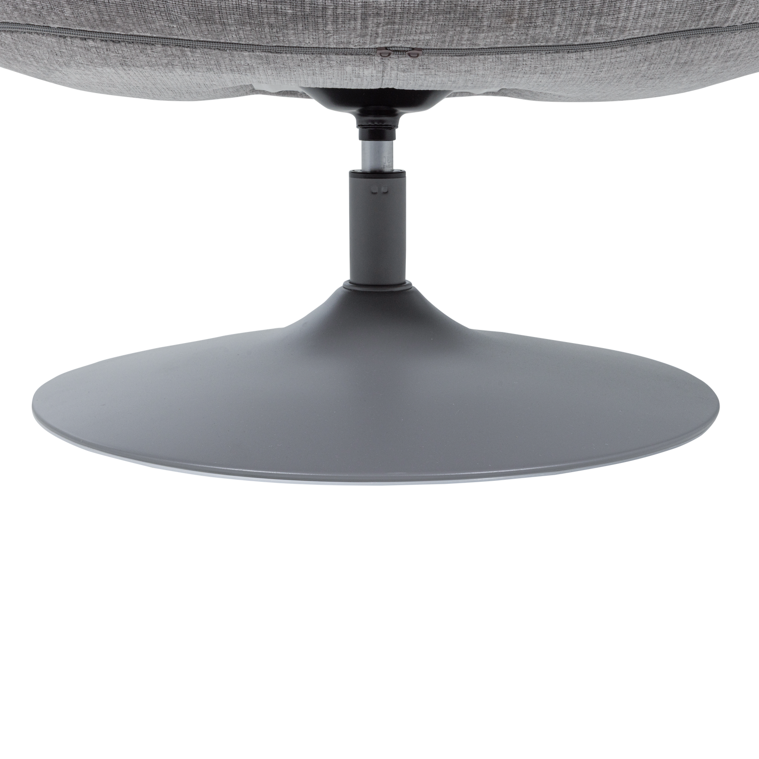 ELVI Light Gray Swivel Armchair