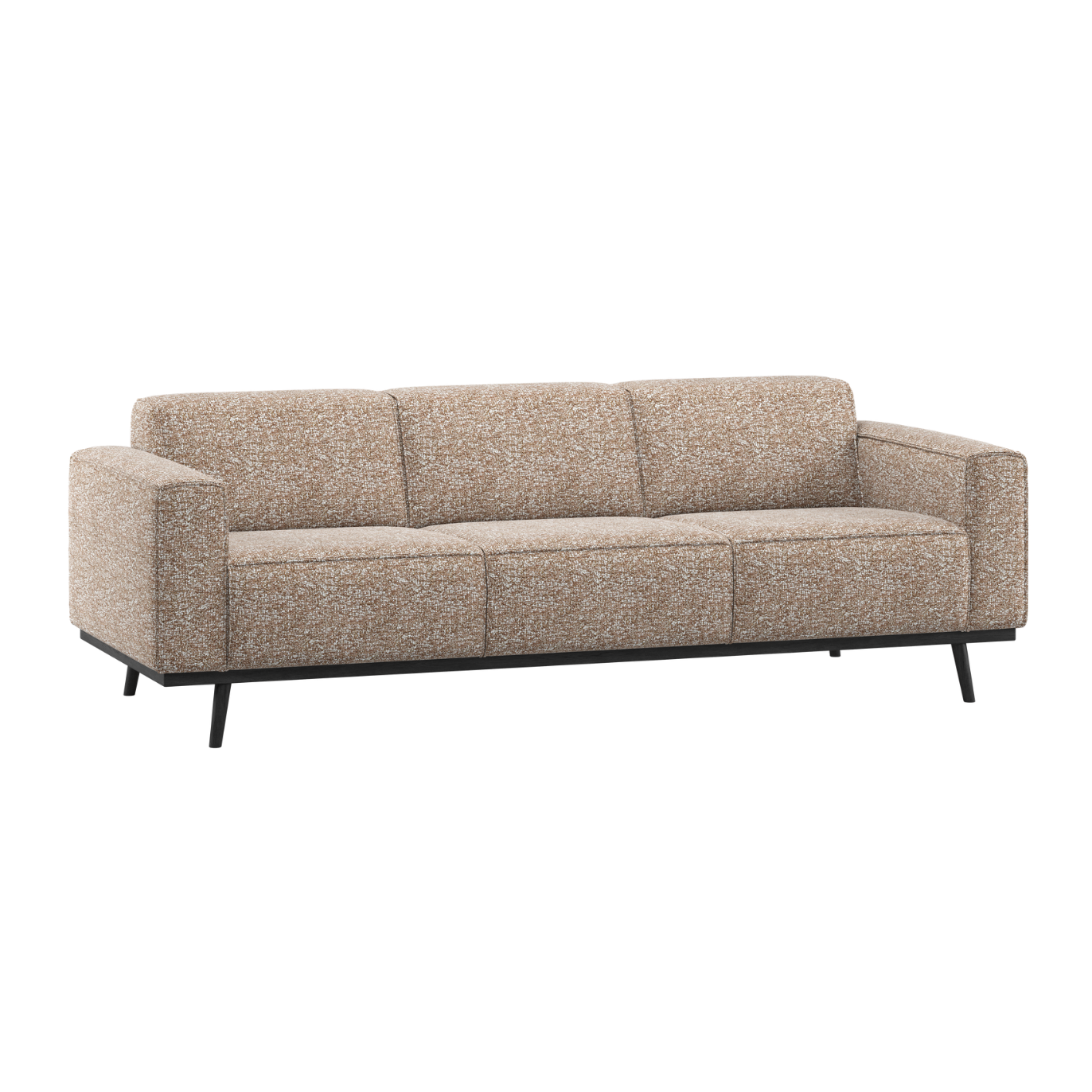 Sofa 3-osobowa STATEMENT jasnobrązowy melanż – Woood
